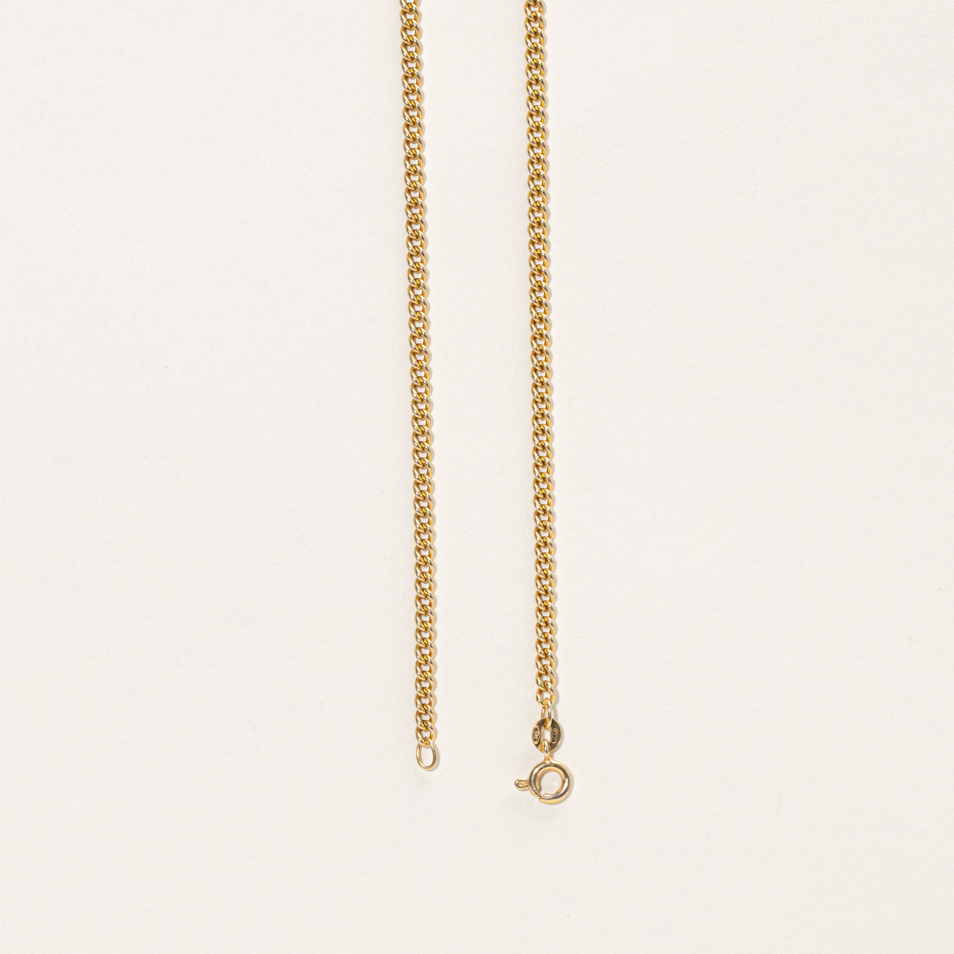 ‘Unoaerre’ Italian 14k Curb Link Chain | 2.80mm | 24"