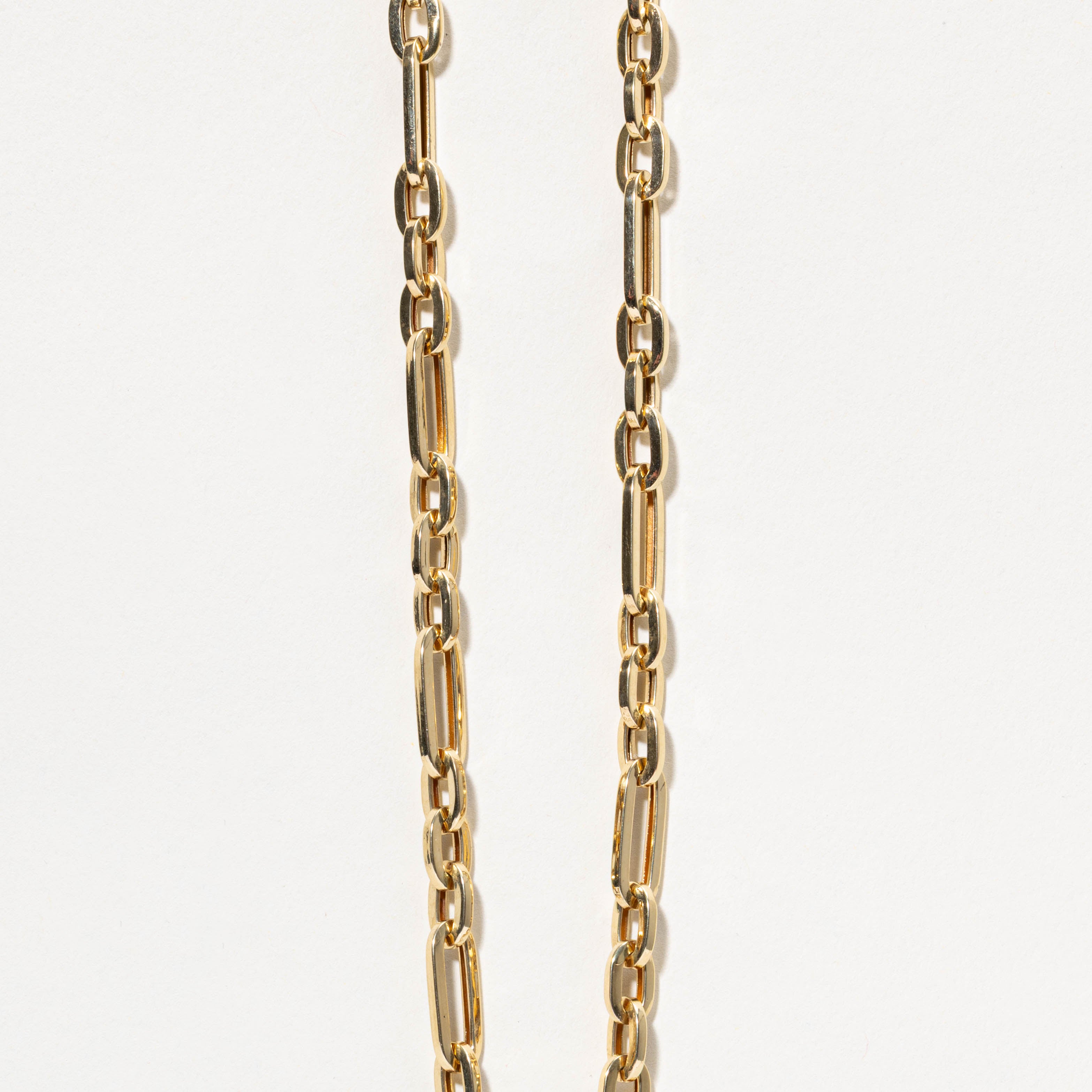 18k Trombone Link Chain | 6.50mm | 25"