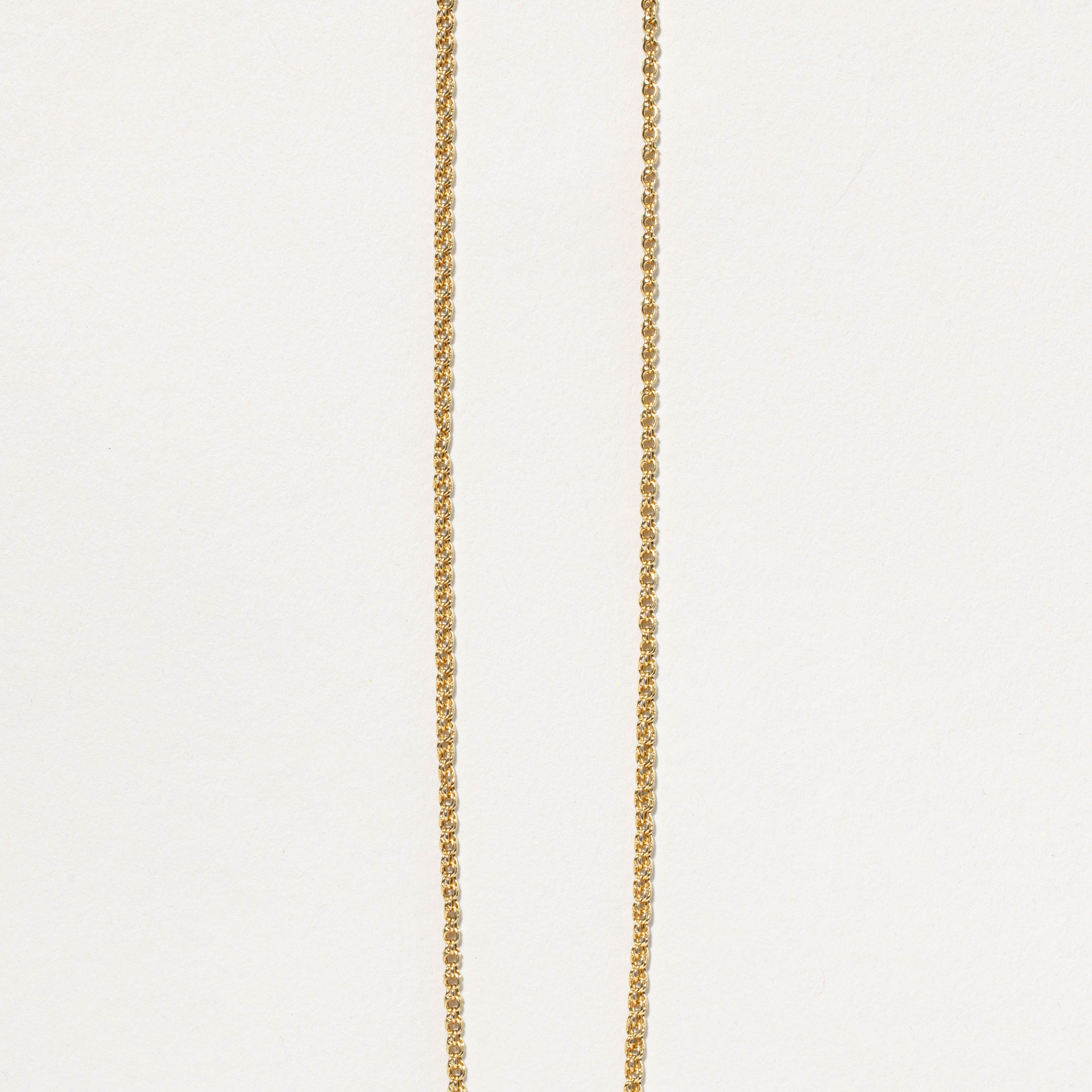 18k Cable Link Chain | 1.80mm | 22"