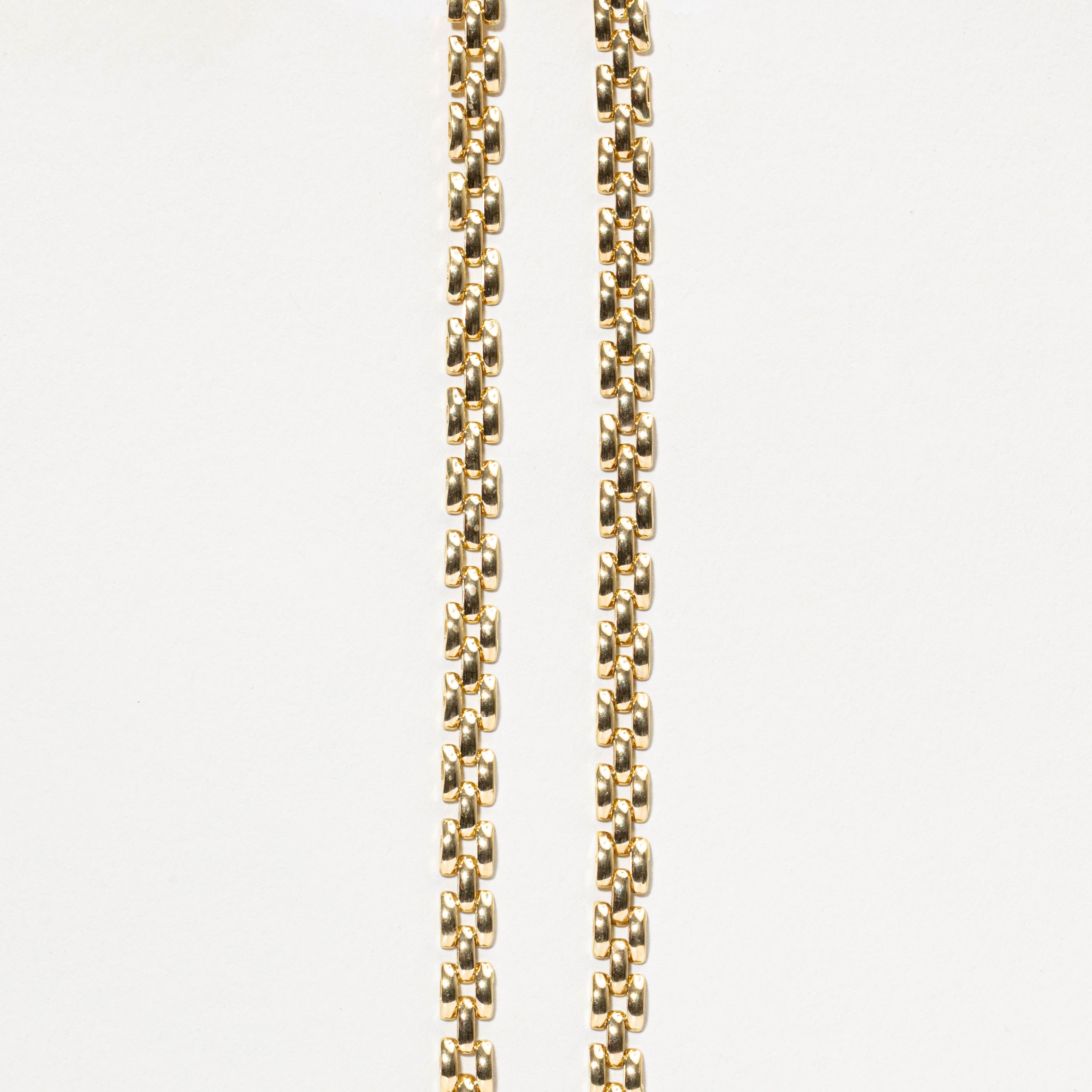 Italian 18k Panther Link Chain | 6.25mm | 17.5"