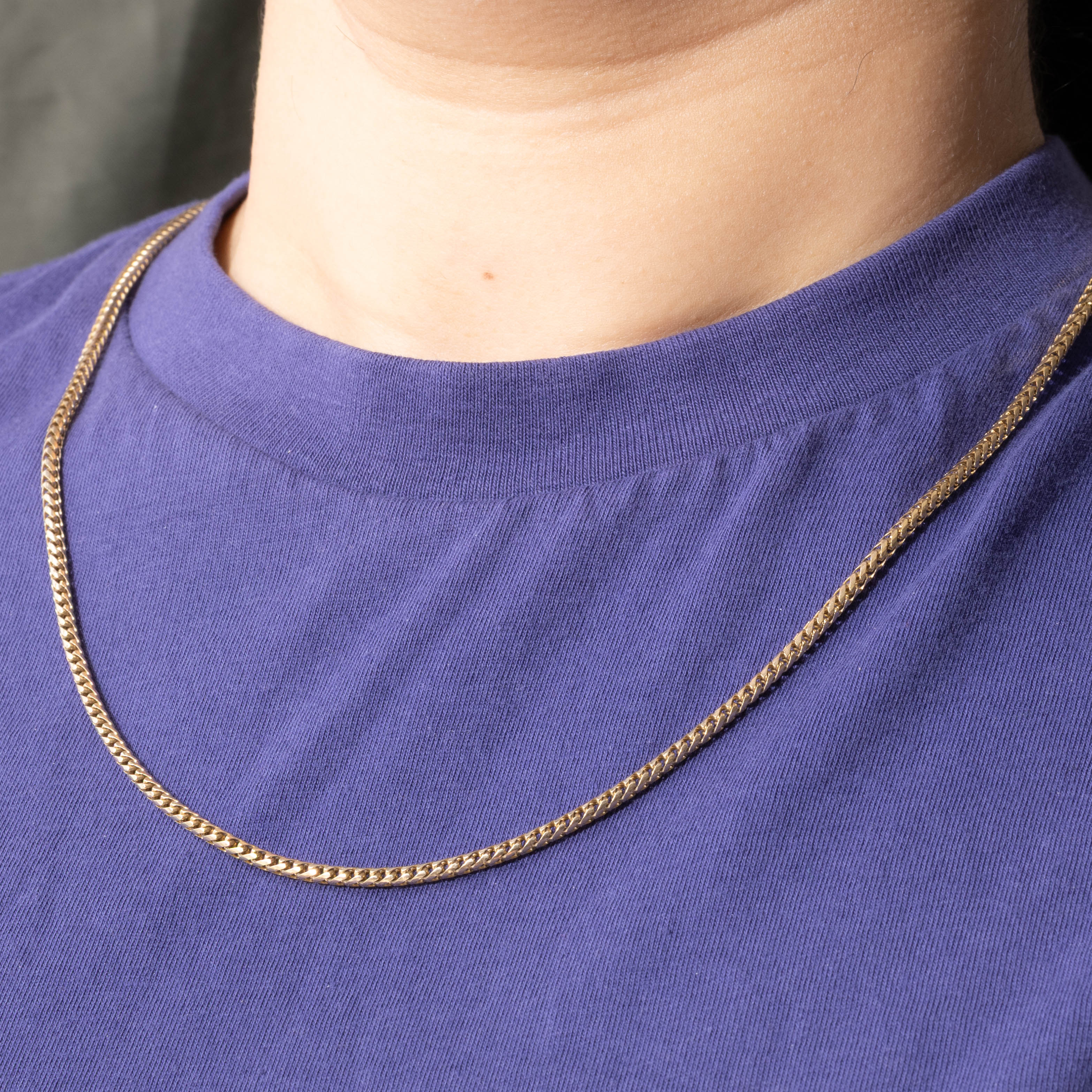 10k Foxtail Chain | 2.20mm | 26.5"