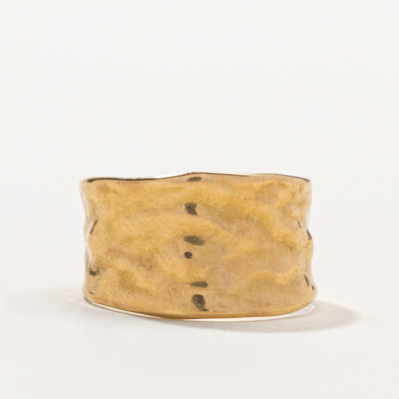 French 18k Hammered Band | SZ 6.5