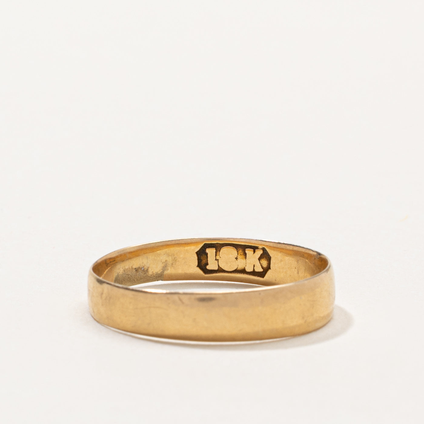 18k Yellow Gold Plain Band | 3.95mm | SZ 5.5