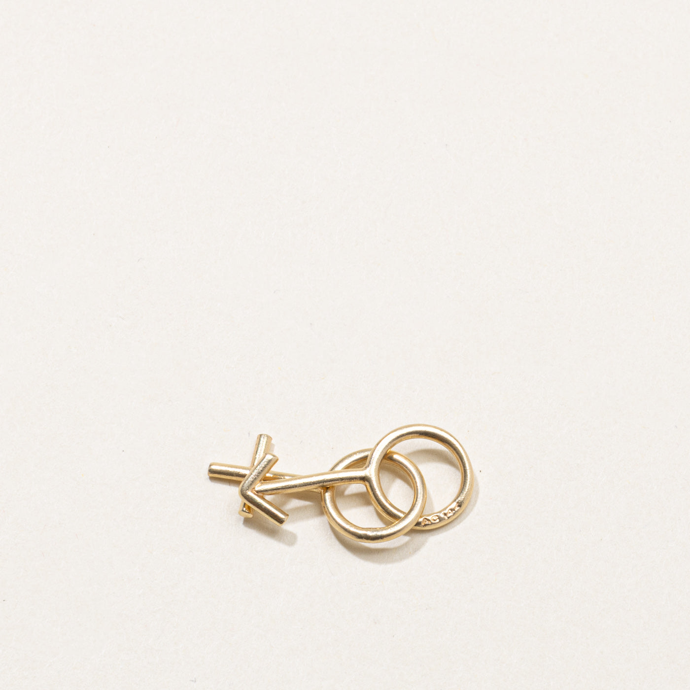 14k Gender Symbols Charm