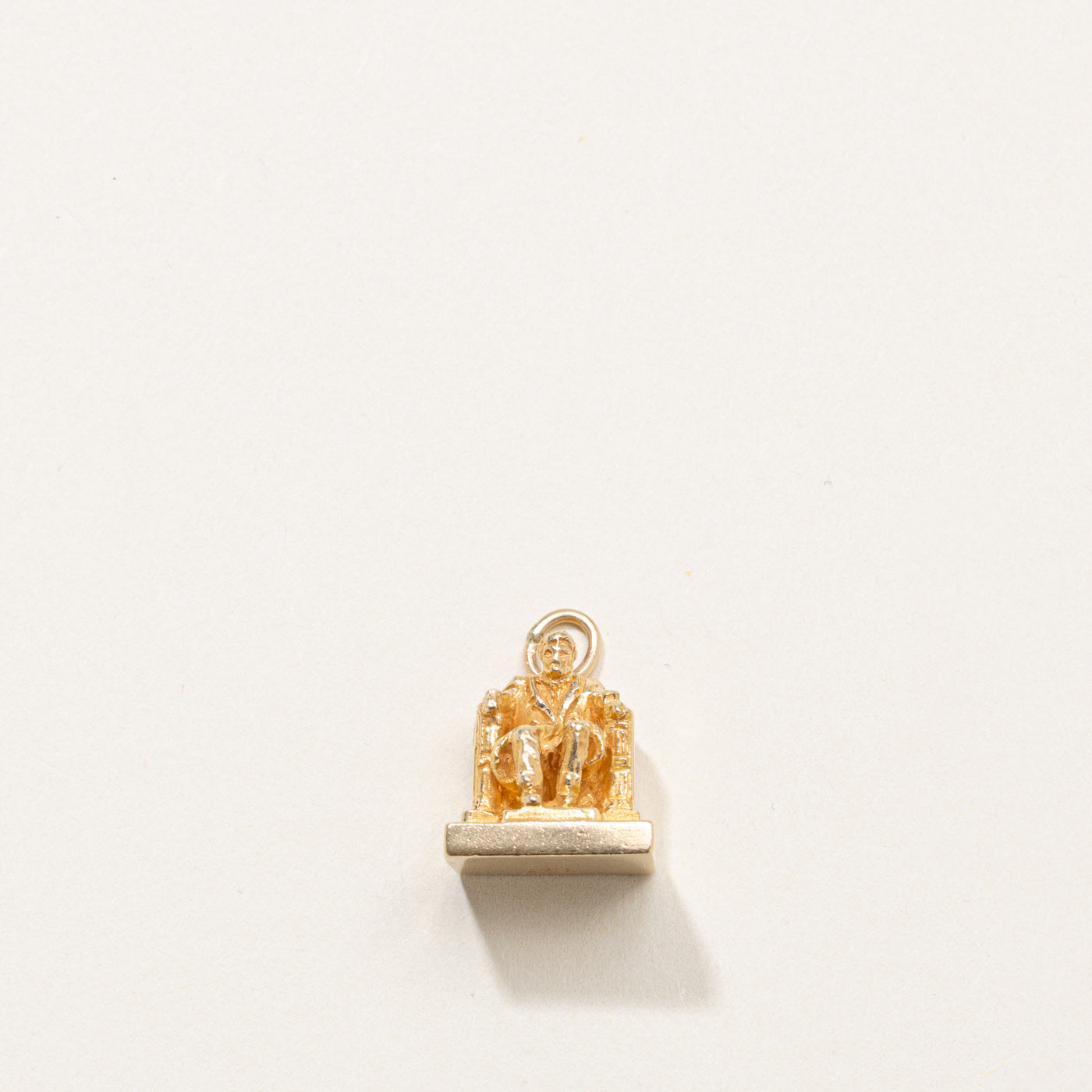 14k Abraham Lincoln Charm