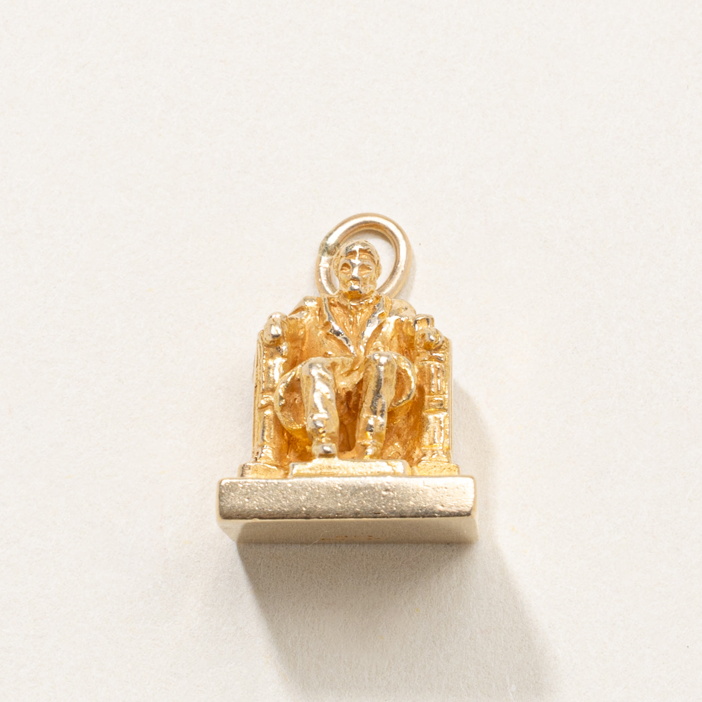 14k Abraham Lincoln Charm