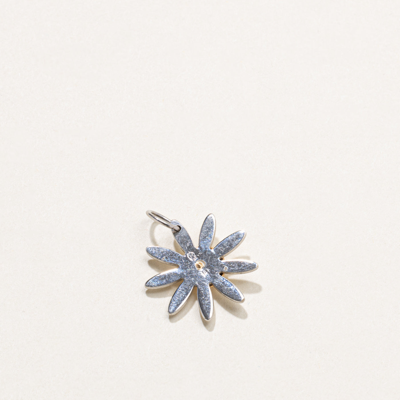 14k Floral Daisy Charm