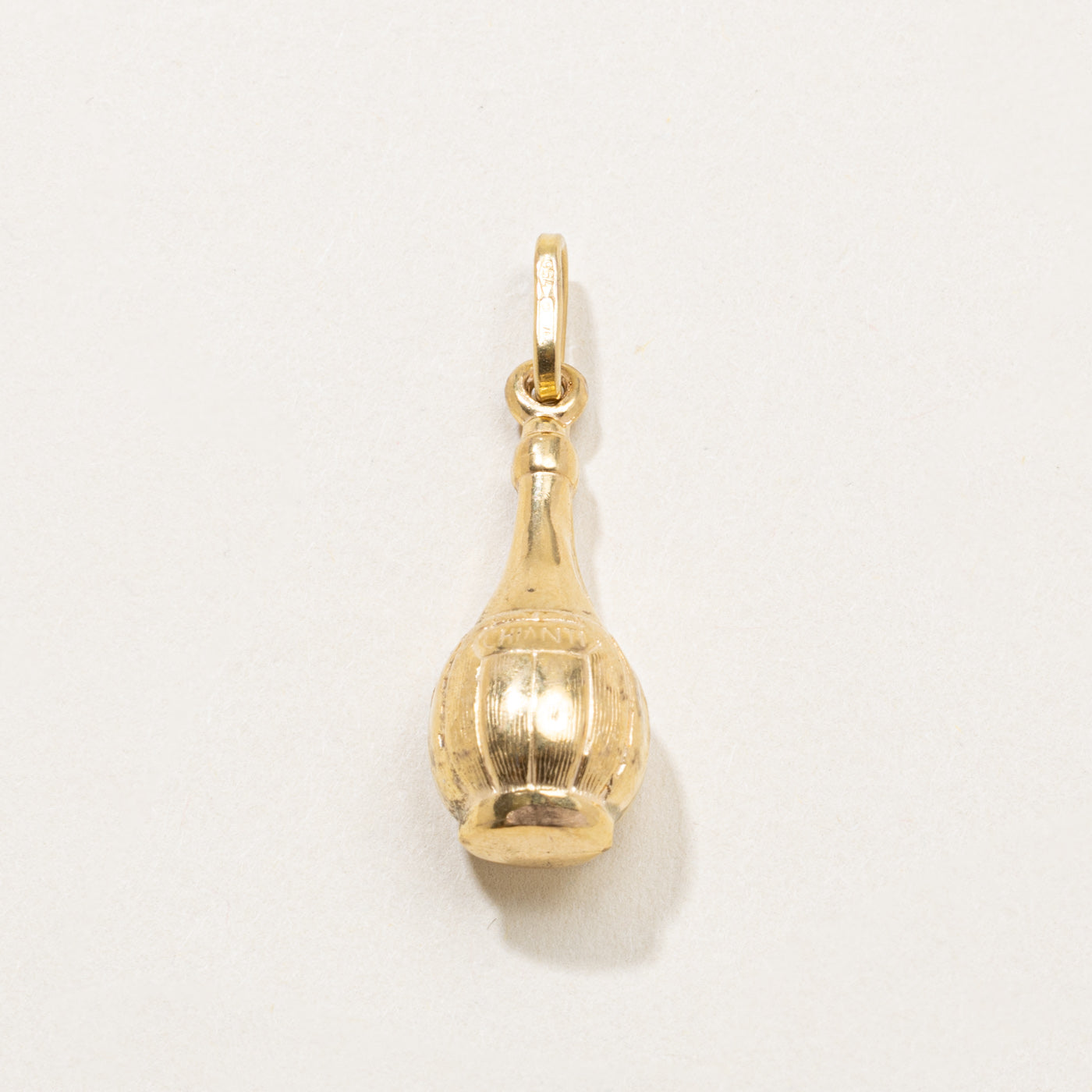 18k Chianti Bottle Charm