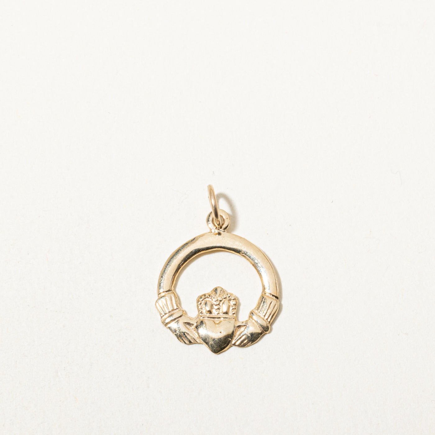 1987 Dublin Yellow Gold Claddagh Charm
