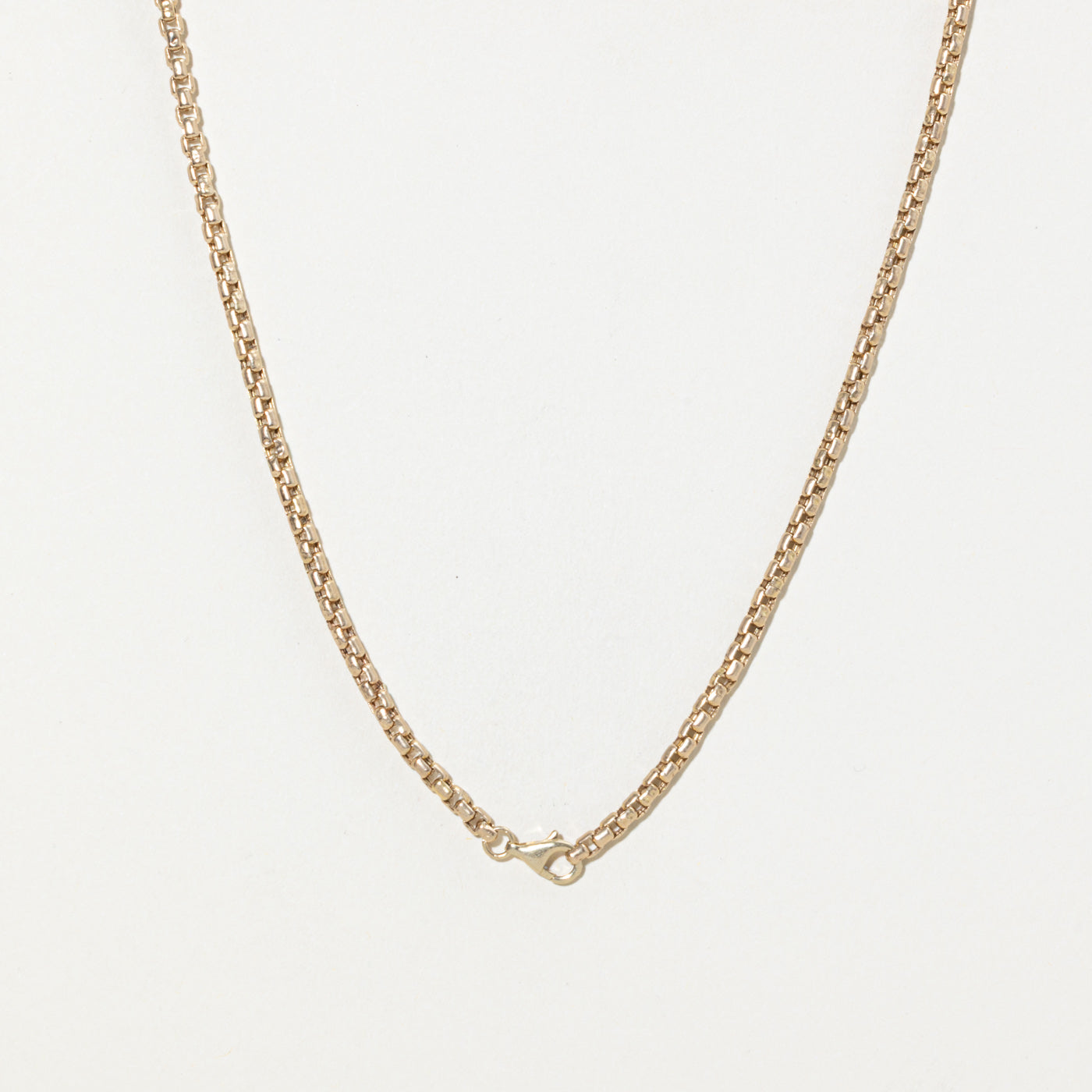 10k Yellow Gold Box Chain | 3.3mm | 27"
