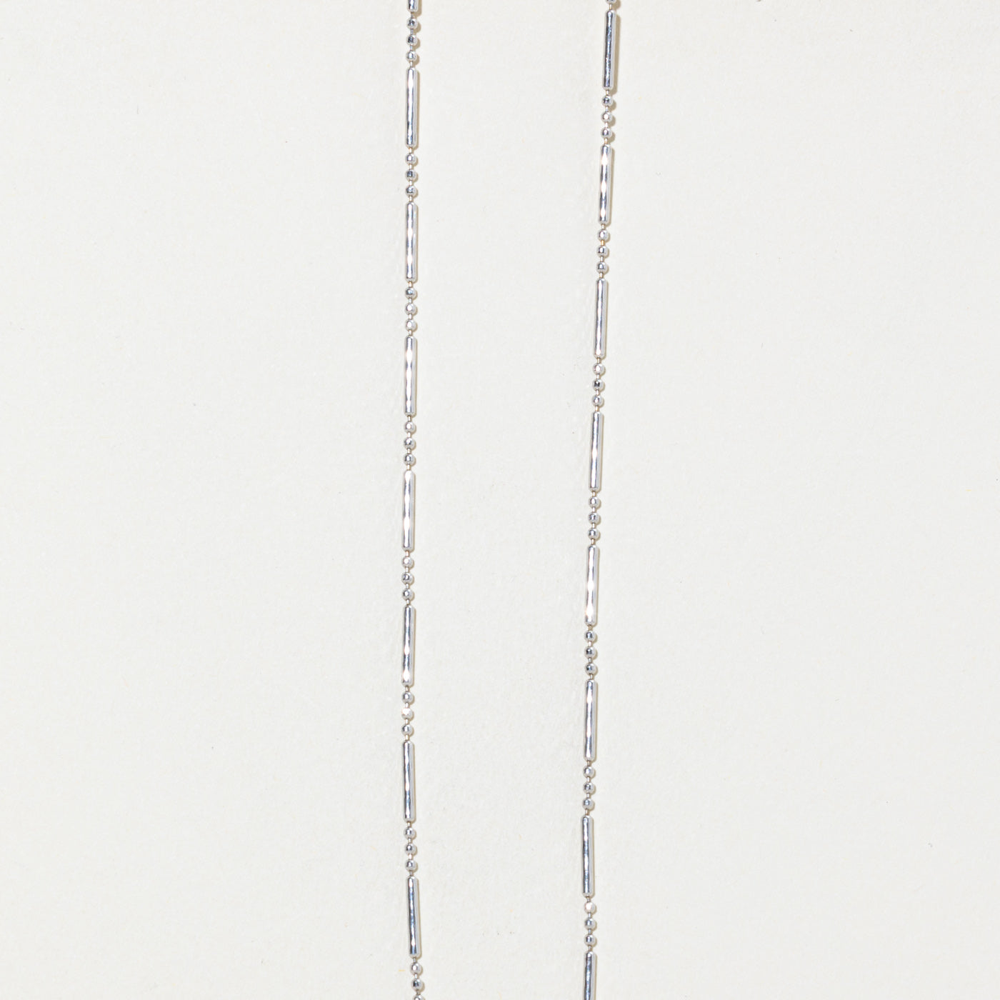 Italian 14k Bar & Bead Chain | 1.3mm | 16"
