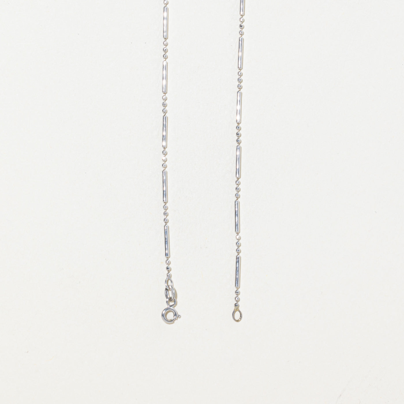 Italian 14k Bar & Bead Chain | 1.3mm | 16"