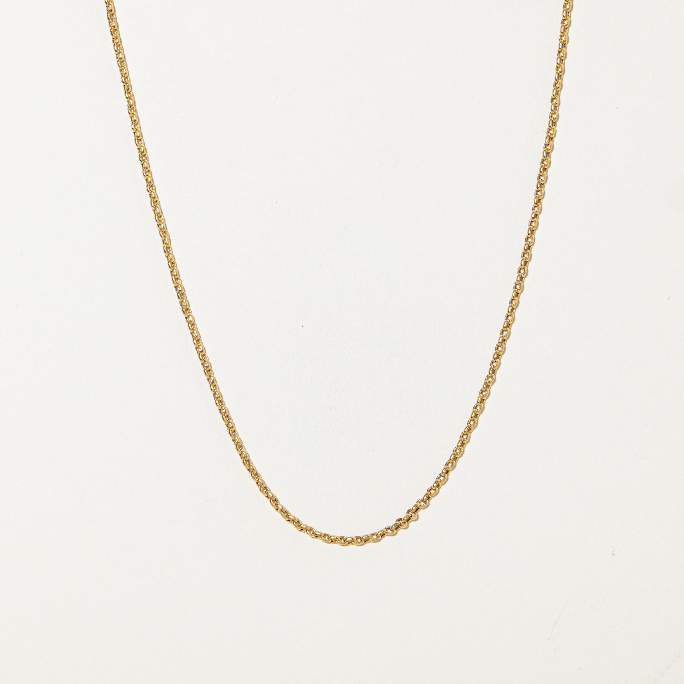 Italian 18k Rolo Chain | 1.92mm | 19"