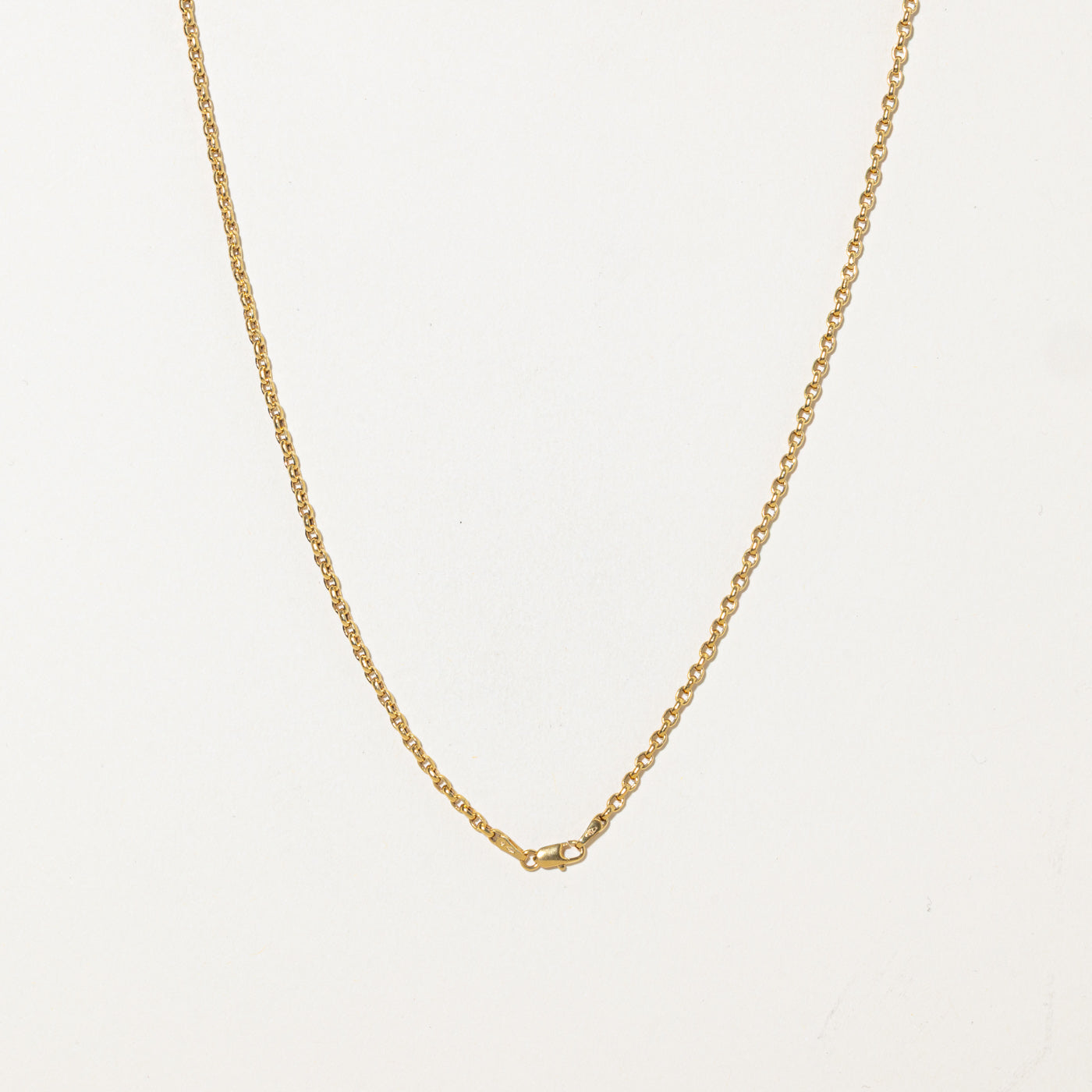 Italian 18k Rolo Chain | 1.92mm | 19"