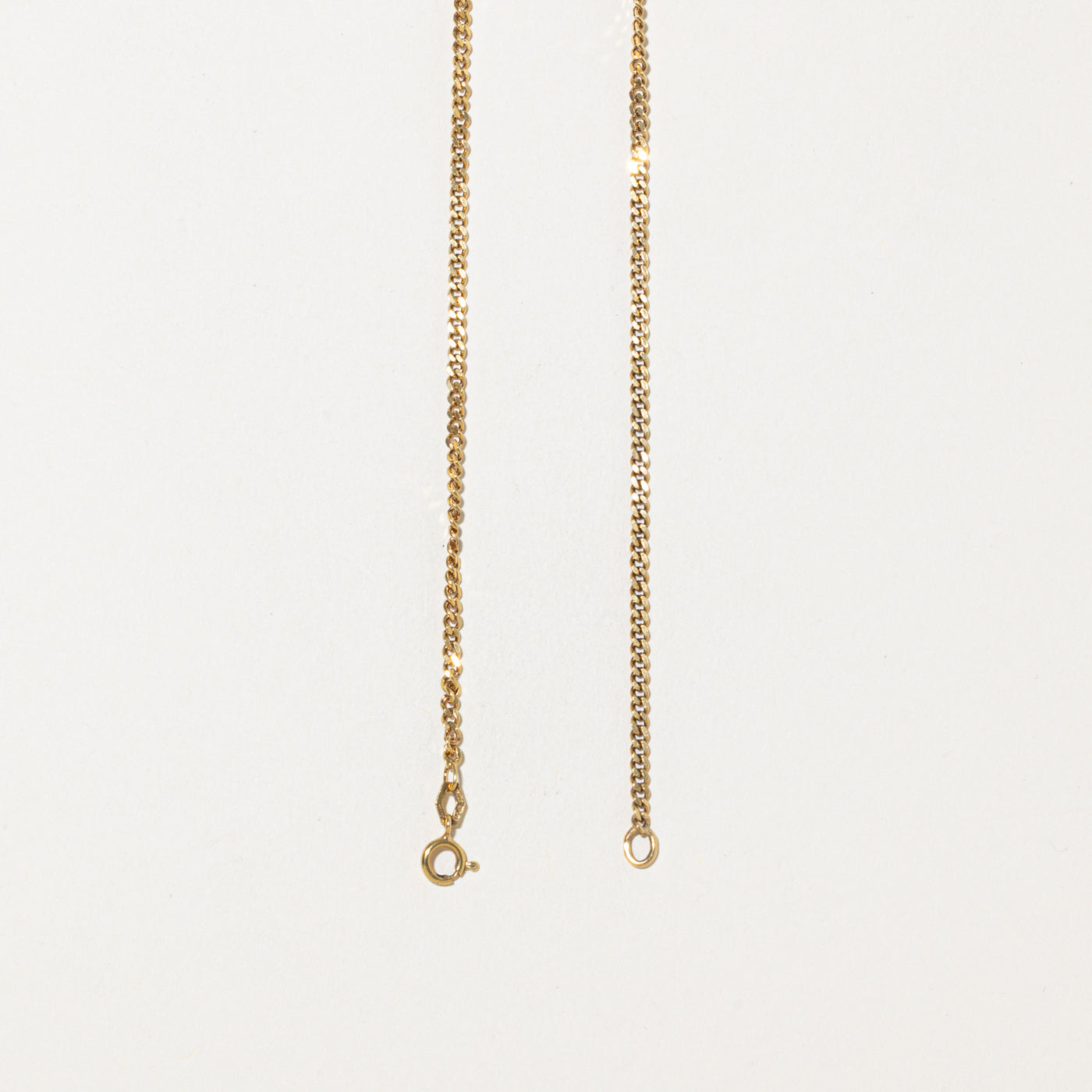 Vintage Italian 18k Curb Chain | 2.34mm | 24"