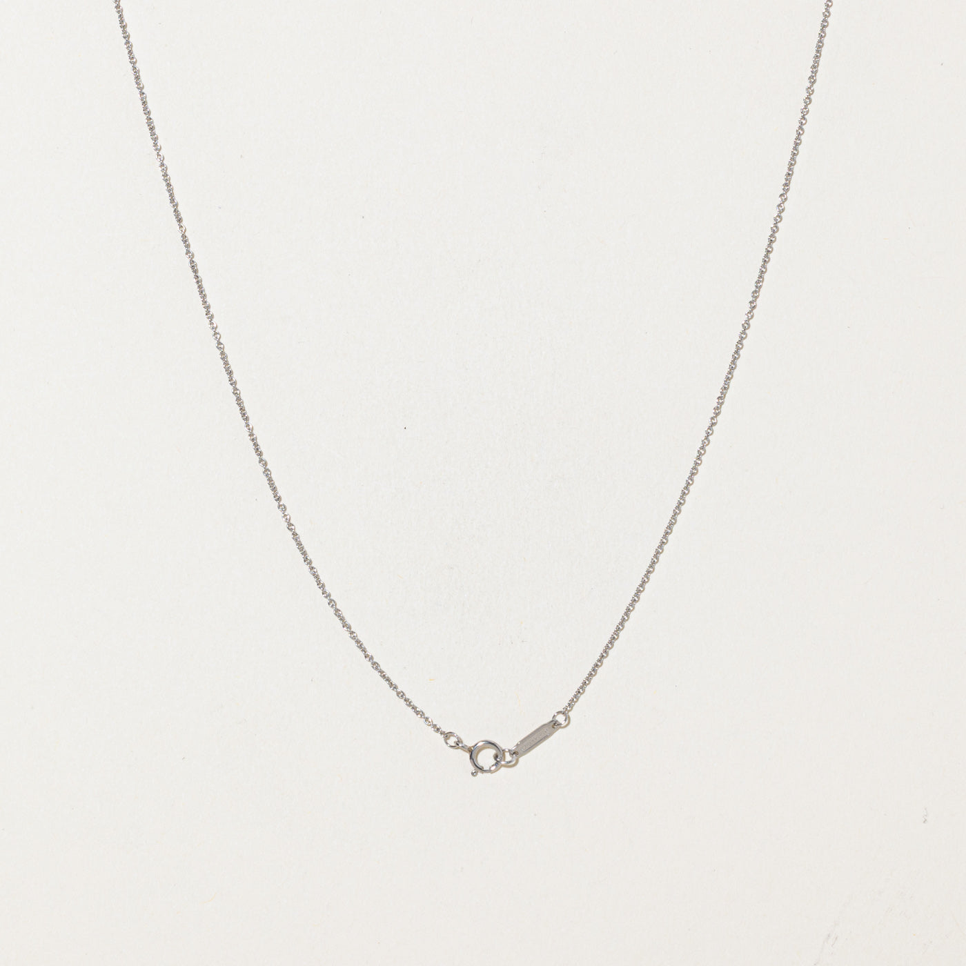 ‘Tiffany & Co’ Platinum Cable Chain | 0.65mm | 20"
