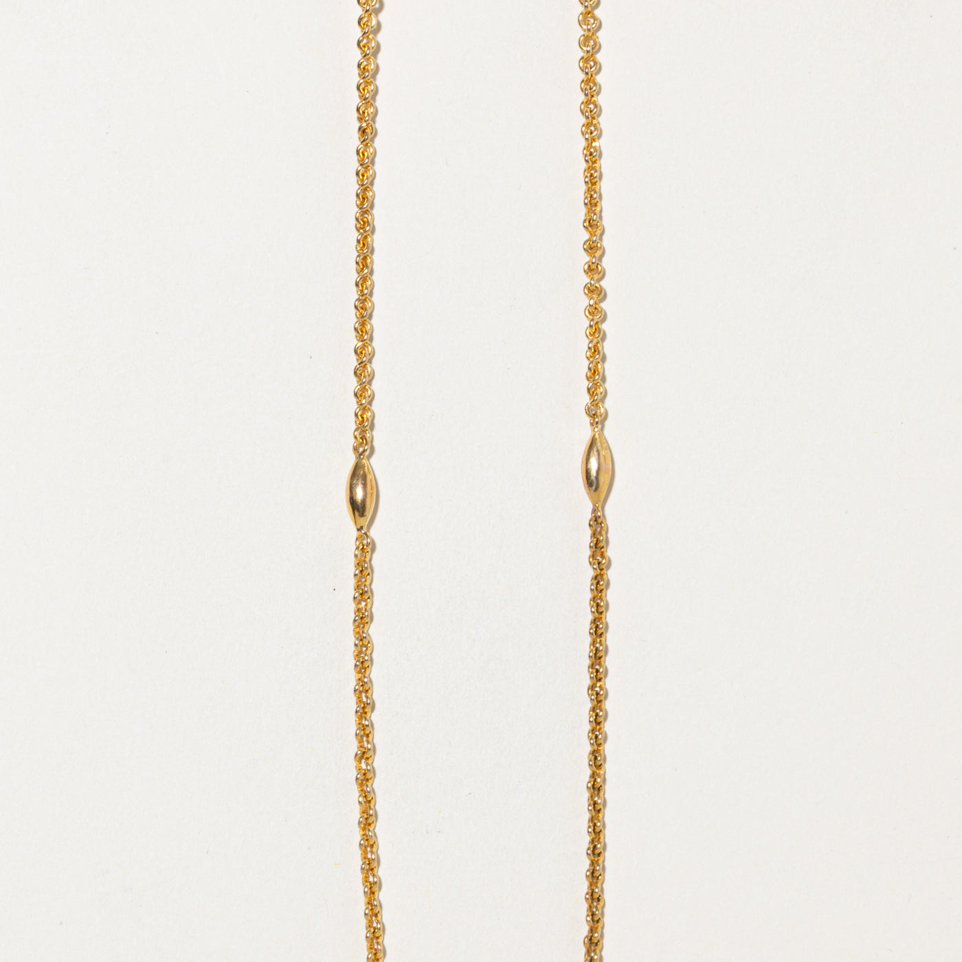 17k Yellow Gold Satellite Chain | 50"