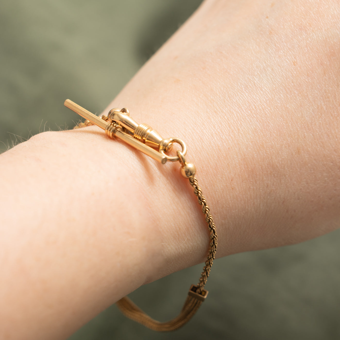 14k Rope Layered Watch Chain | 8.25"