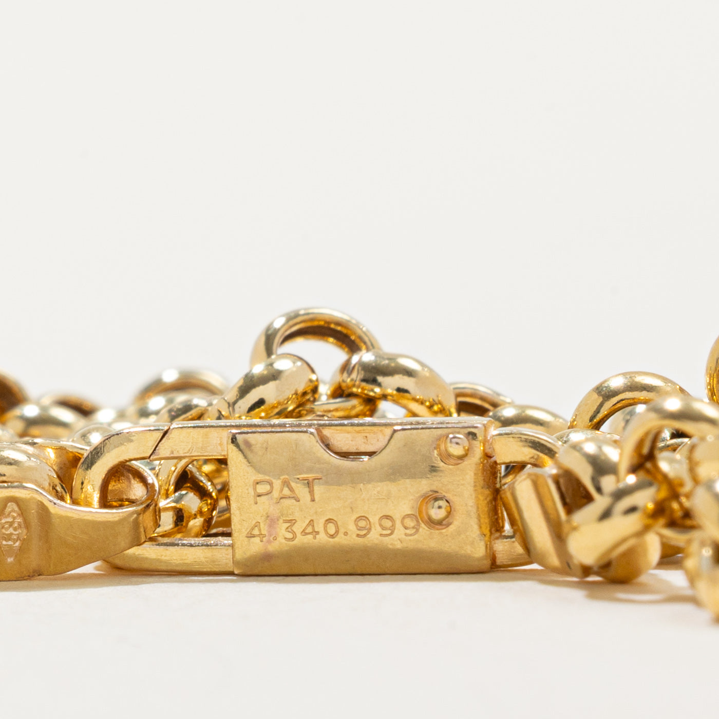 ‘Birks’ 14k Rolo Link Chain | 4.2mm | 16.5"