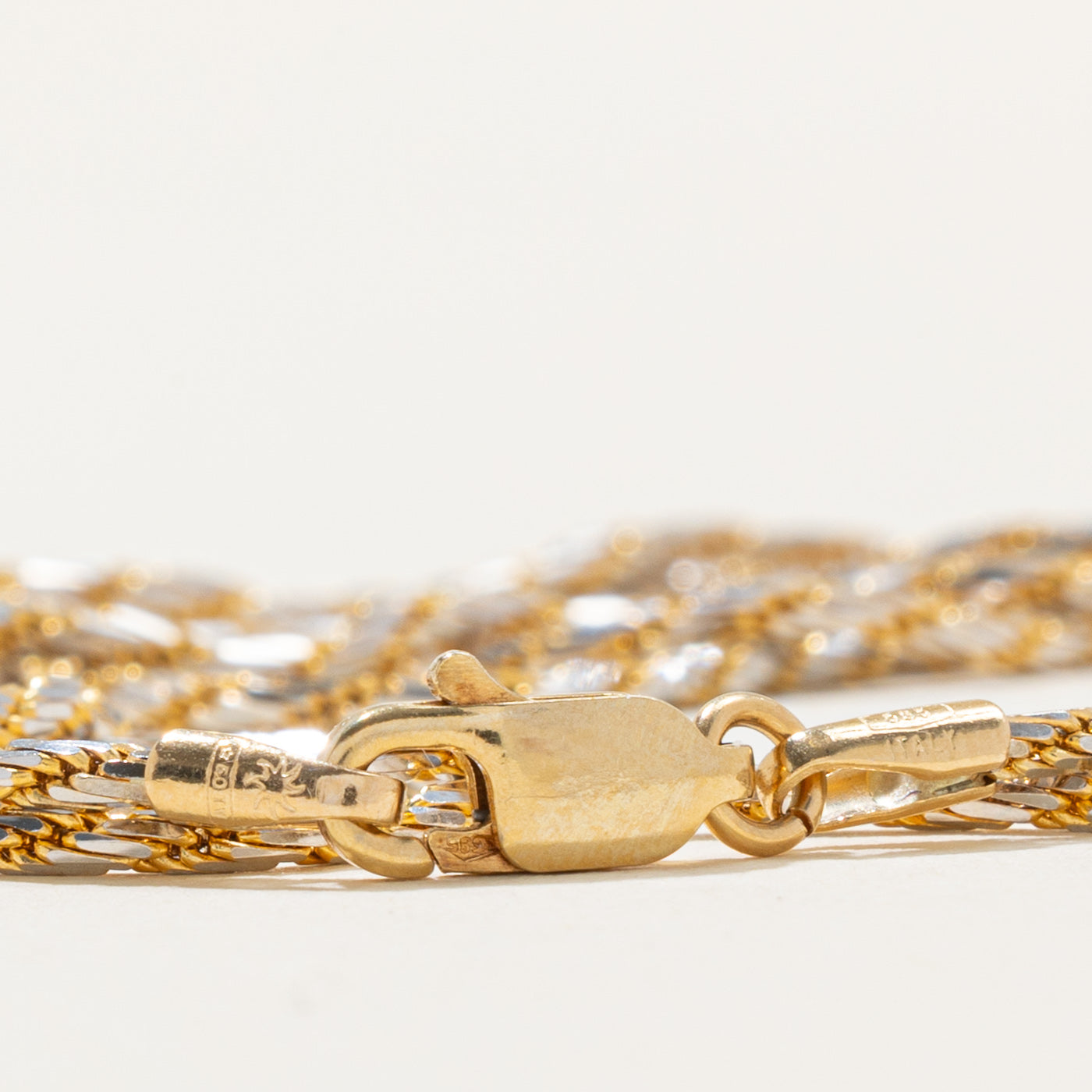 Italian 14k Flat Link Chain | 1.3mm | 23.5"