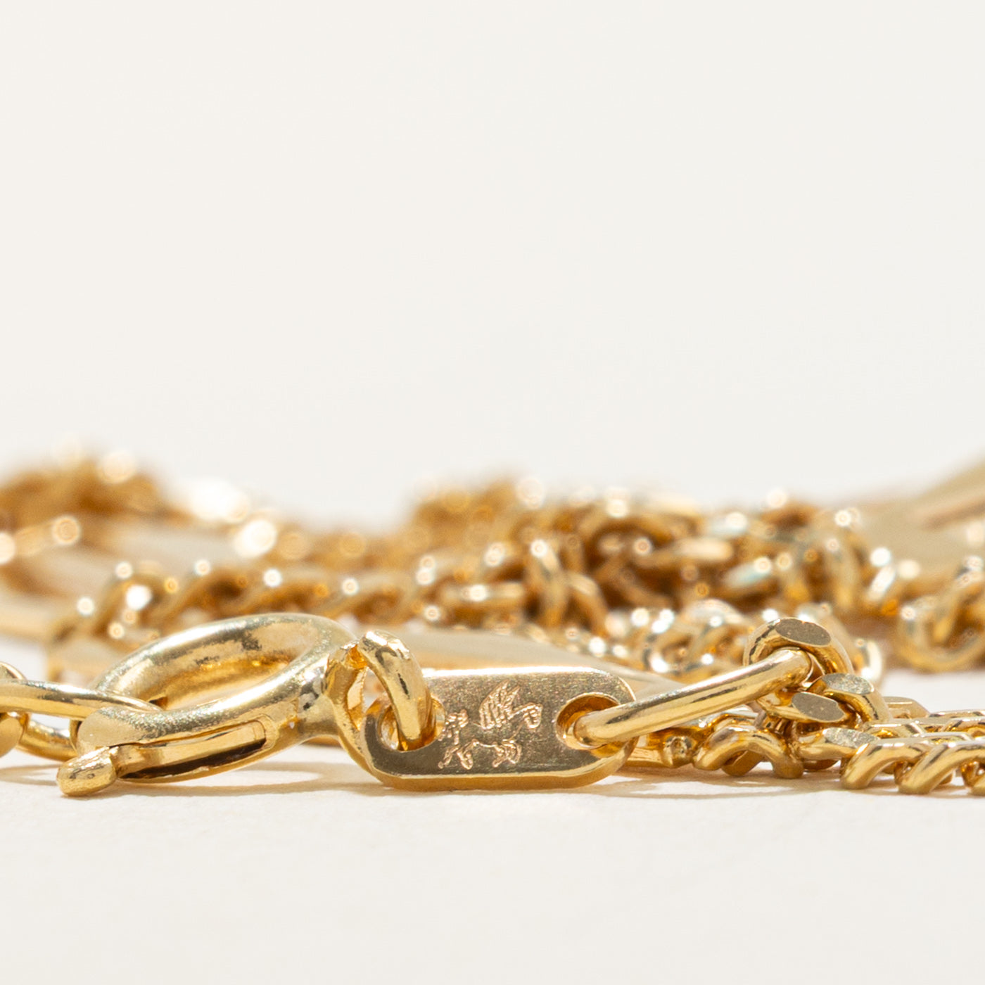 Vintage Italian 18k Curb Chain | 2.34mm | 24"