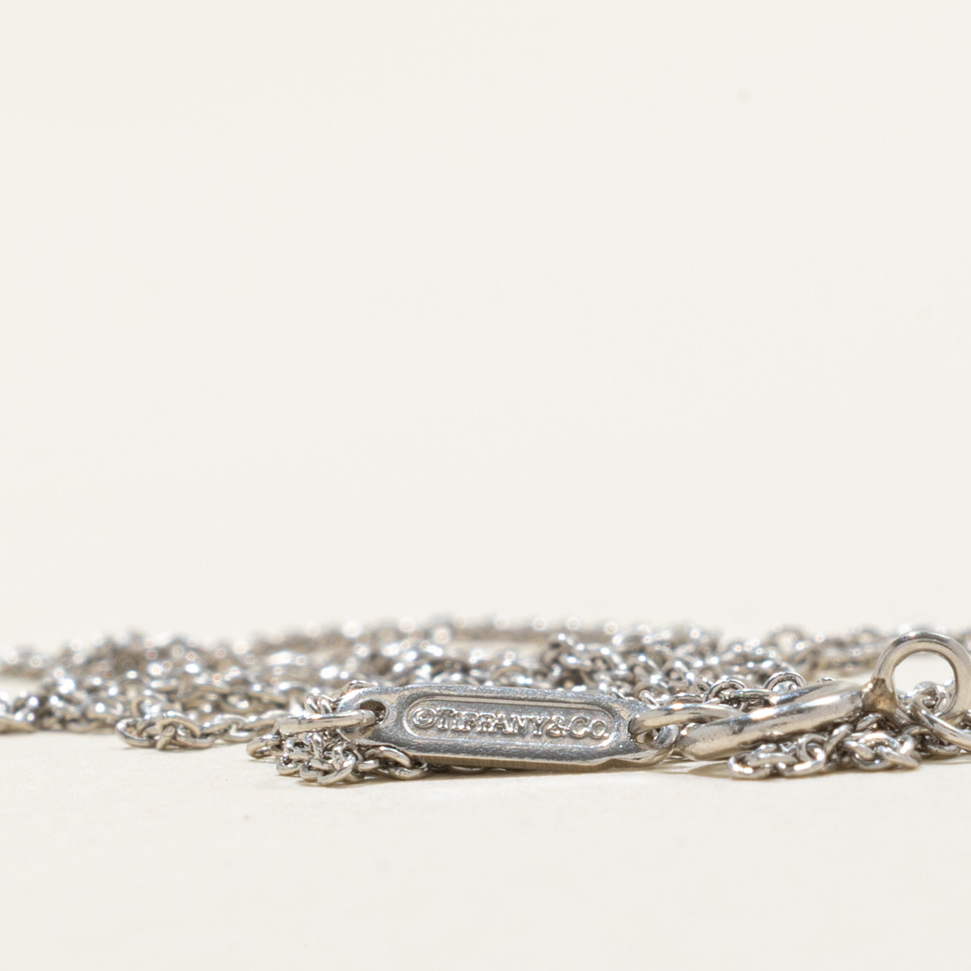 ‘Tiffany & Co’ Platinum Cable Chain | 0.65mm | 20"