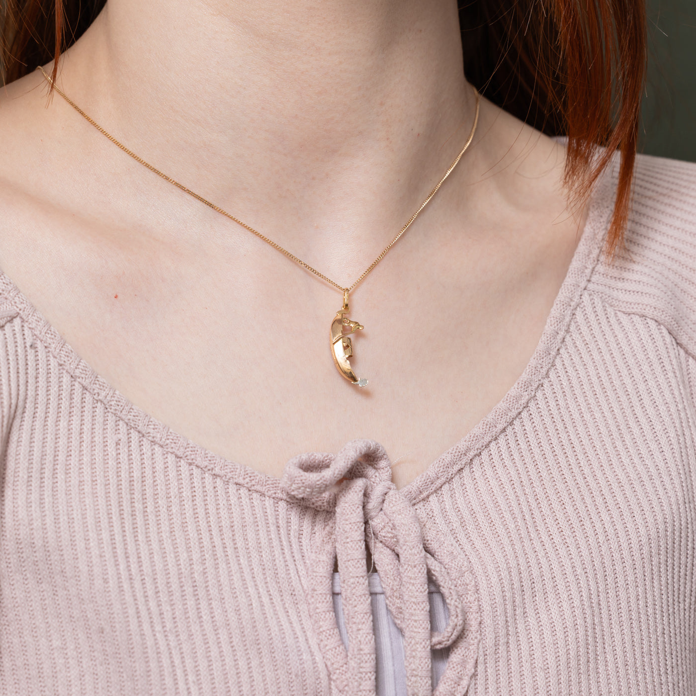 18k Venetian Gondola Charm