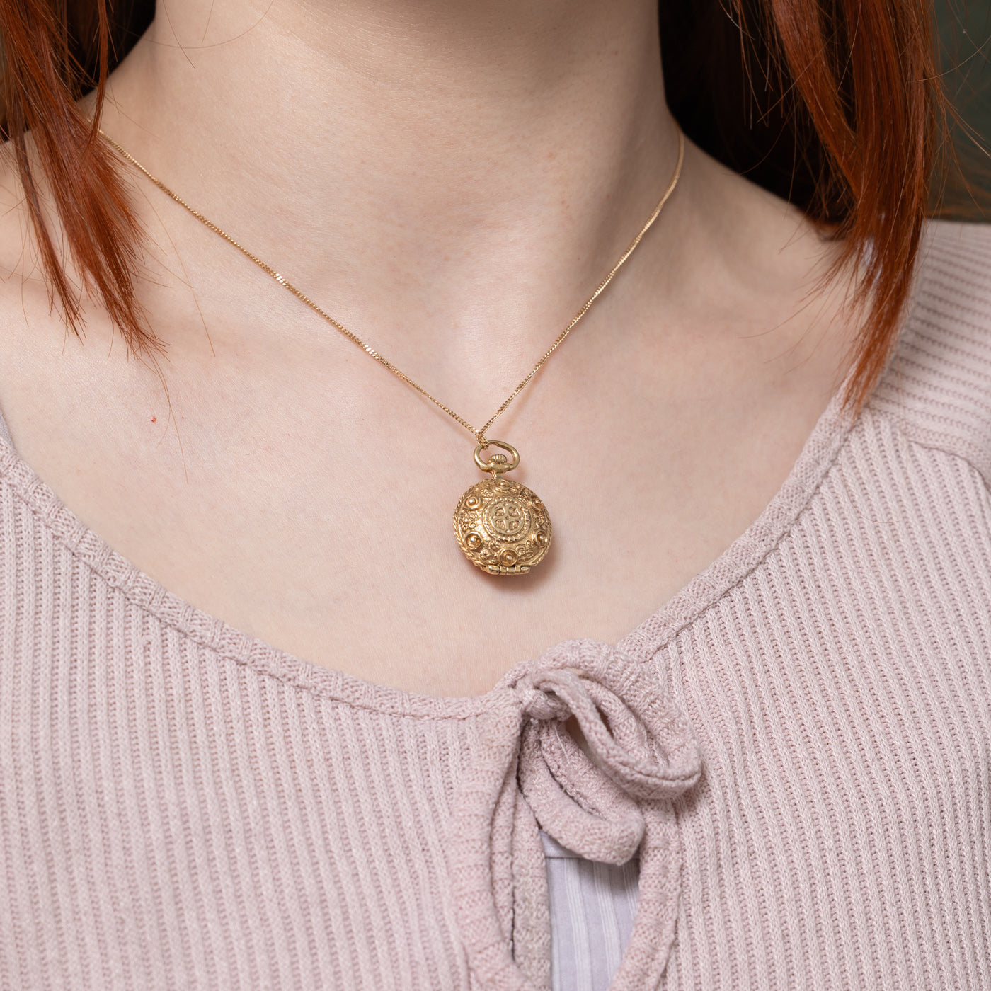14k Ornate Locket