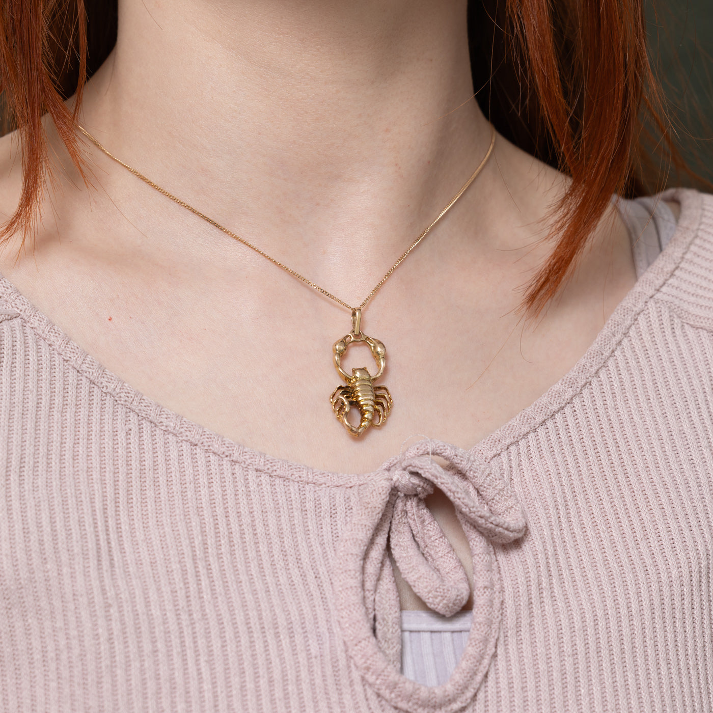 10k Scorpion Pendant