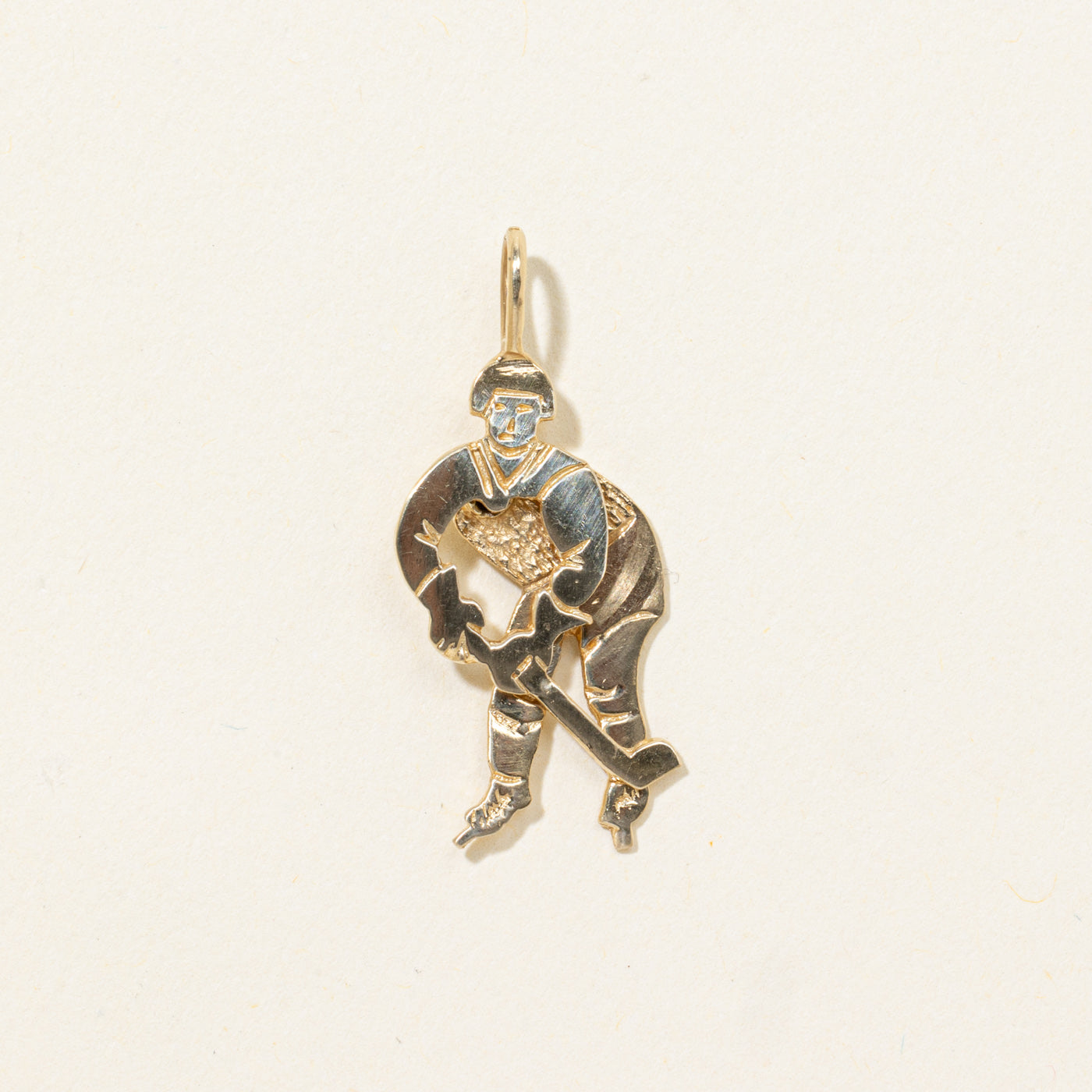 10k Hockey Player Charm