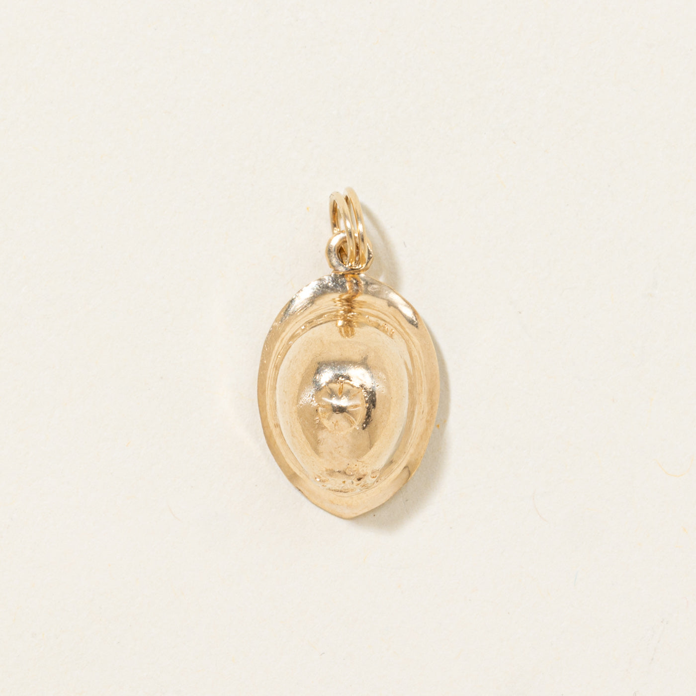 10k Policeman Helmet Charm