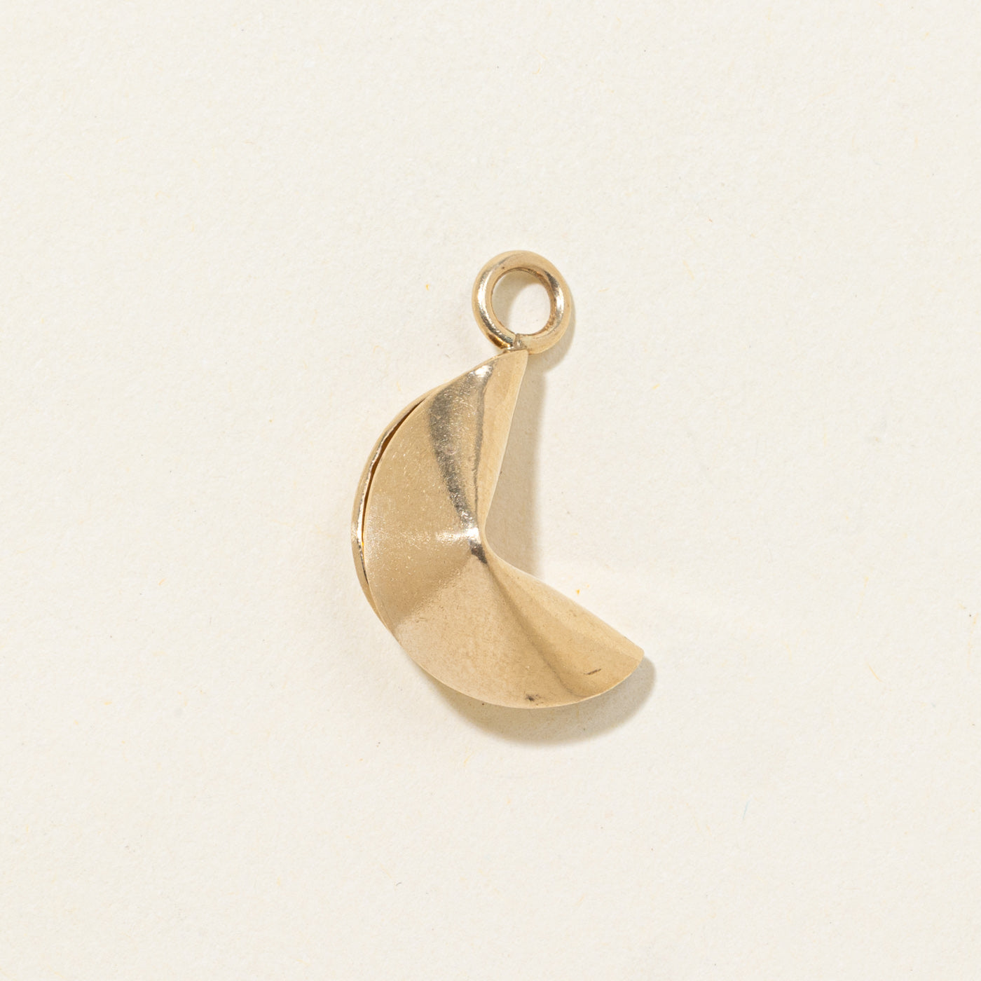 14k Fortune Cookie Charm