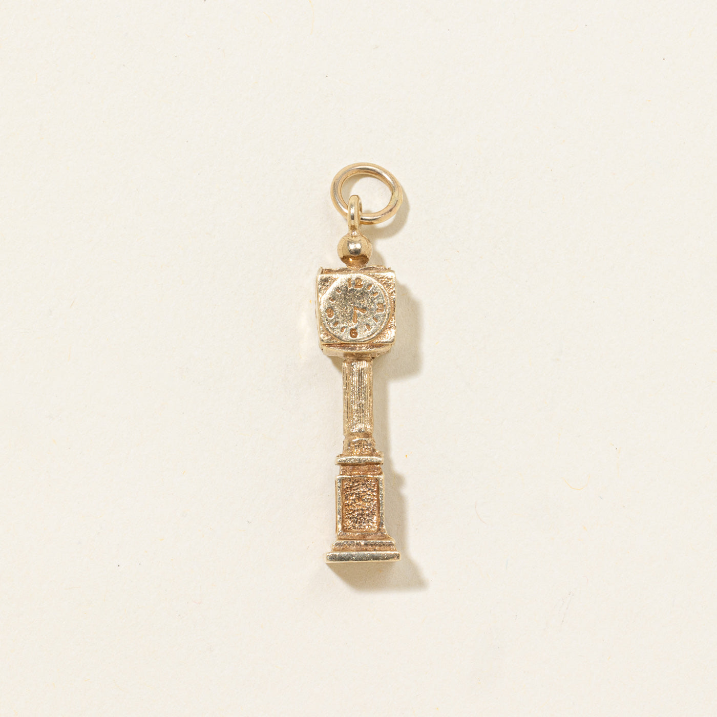 10k Clock Tower Charm