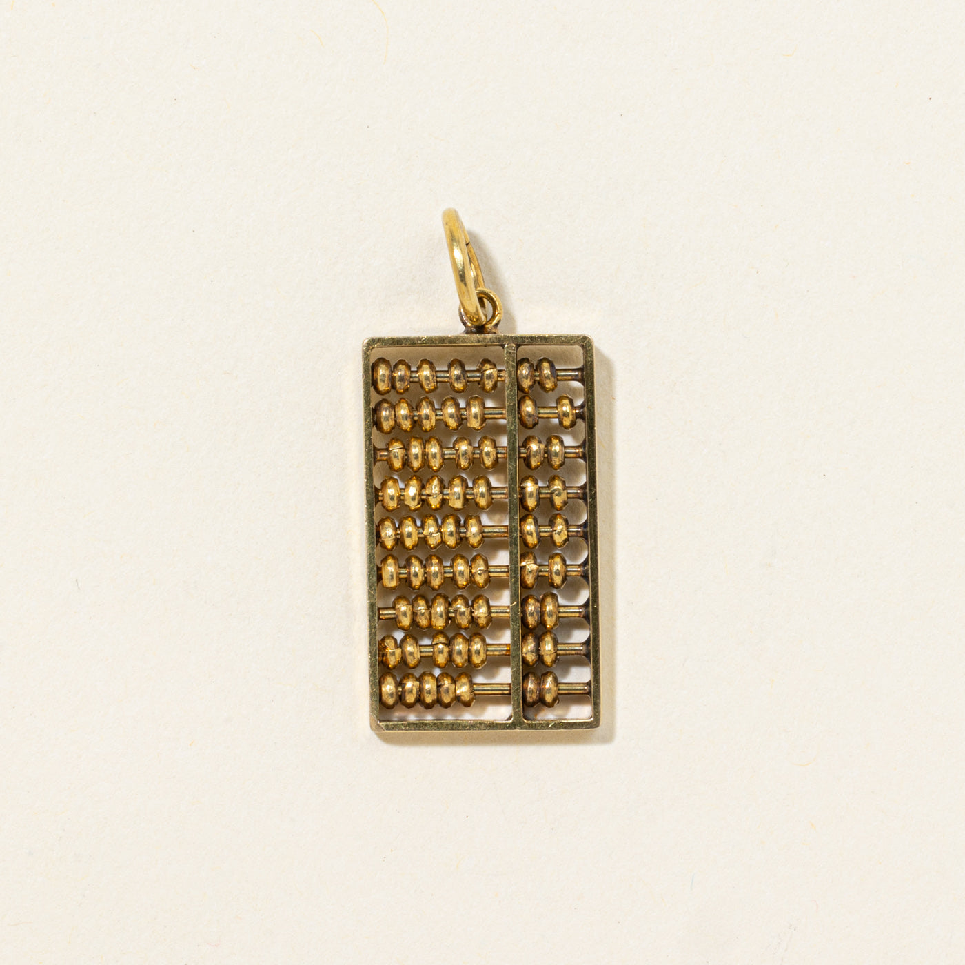 14k Abacus Charm