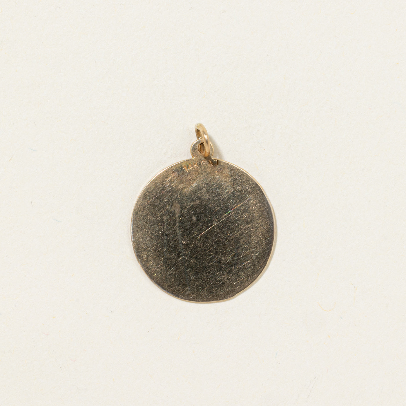 14k Cancer Zodiac Pendant