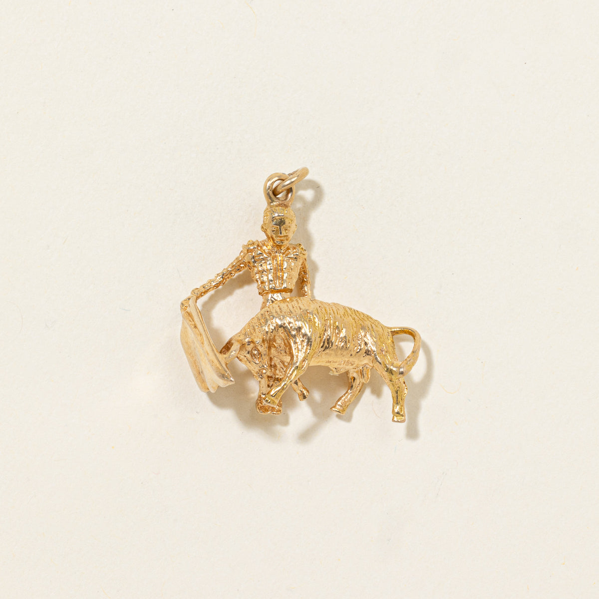 18k Bullfighter Charm