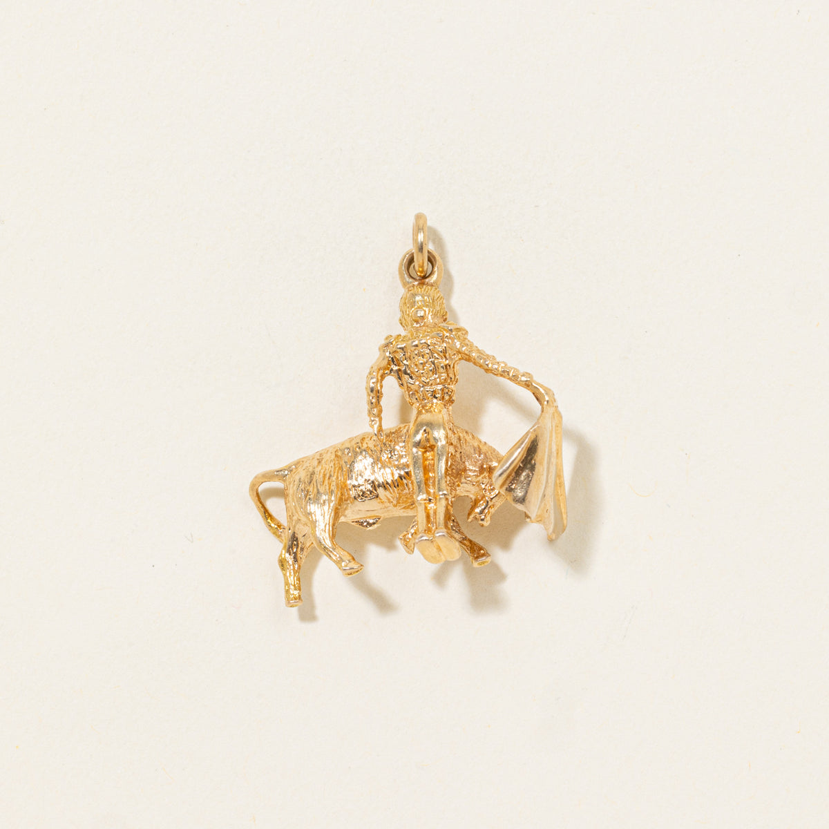 18k Bullfighter Charm