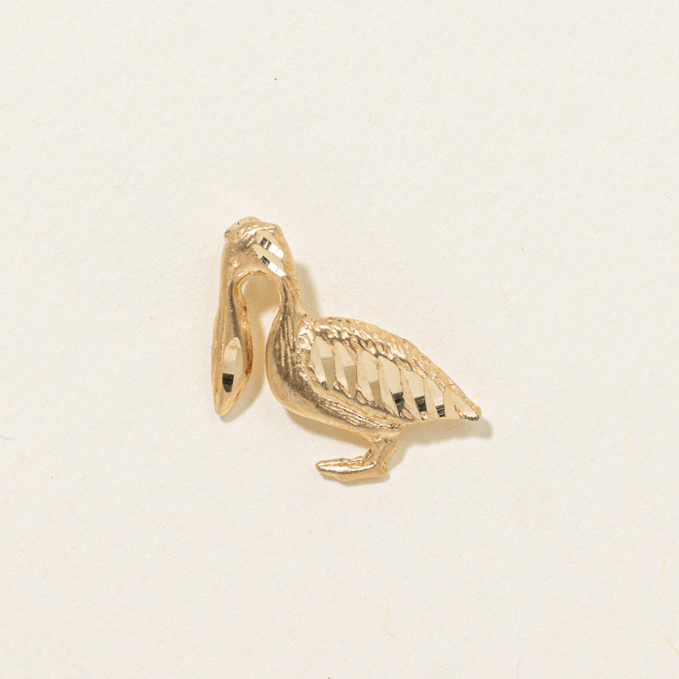 14k Pelican Pendant