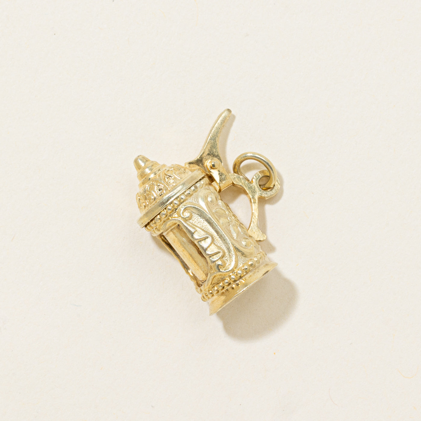 14k Ornate Beer Stein Charm