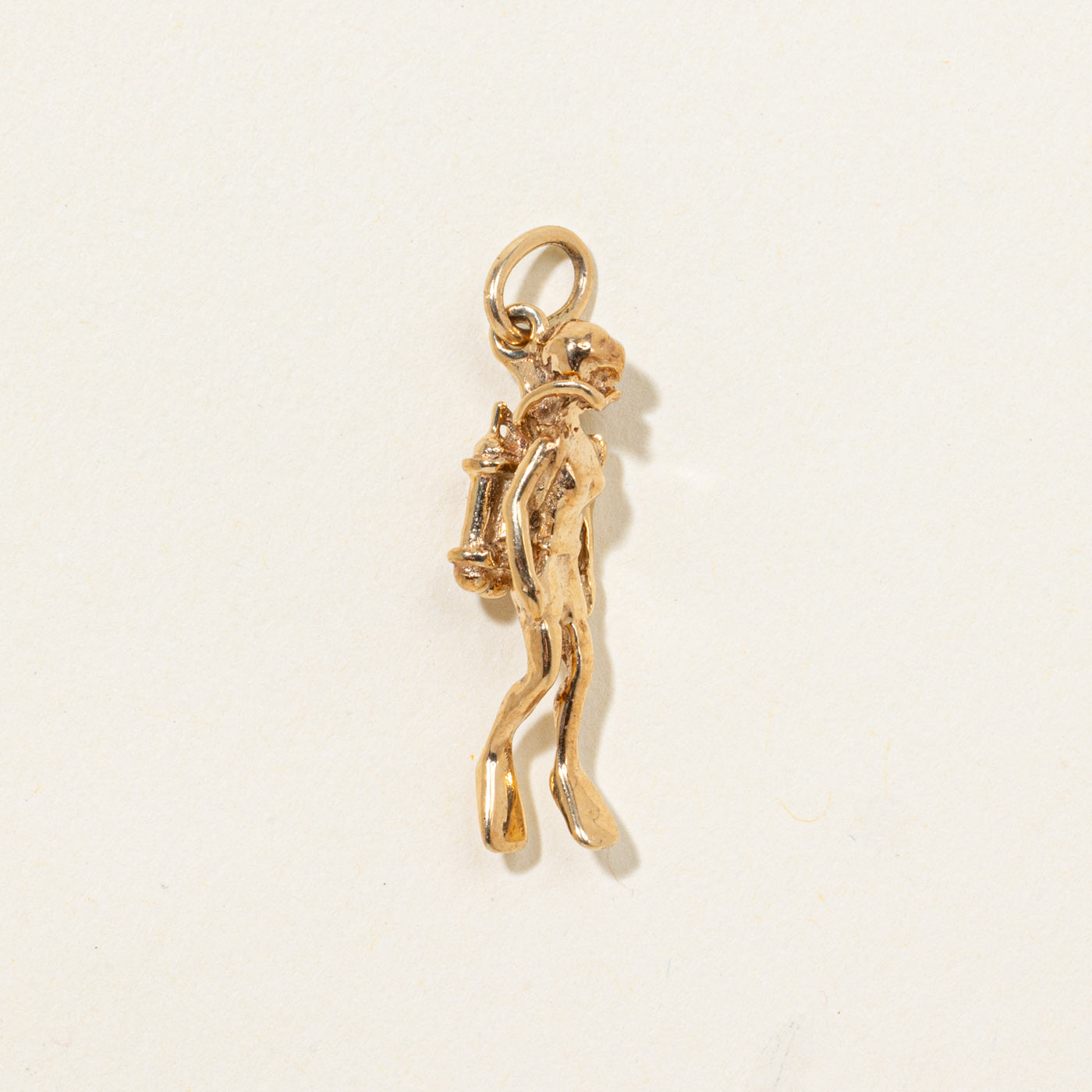 14k Scuba Diver Charm