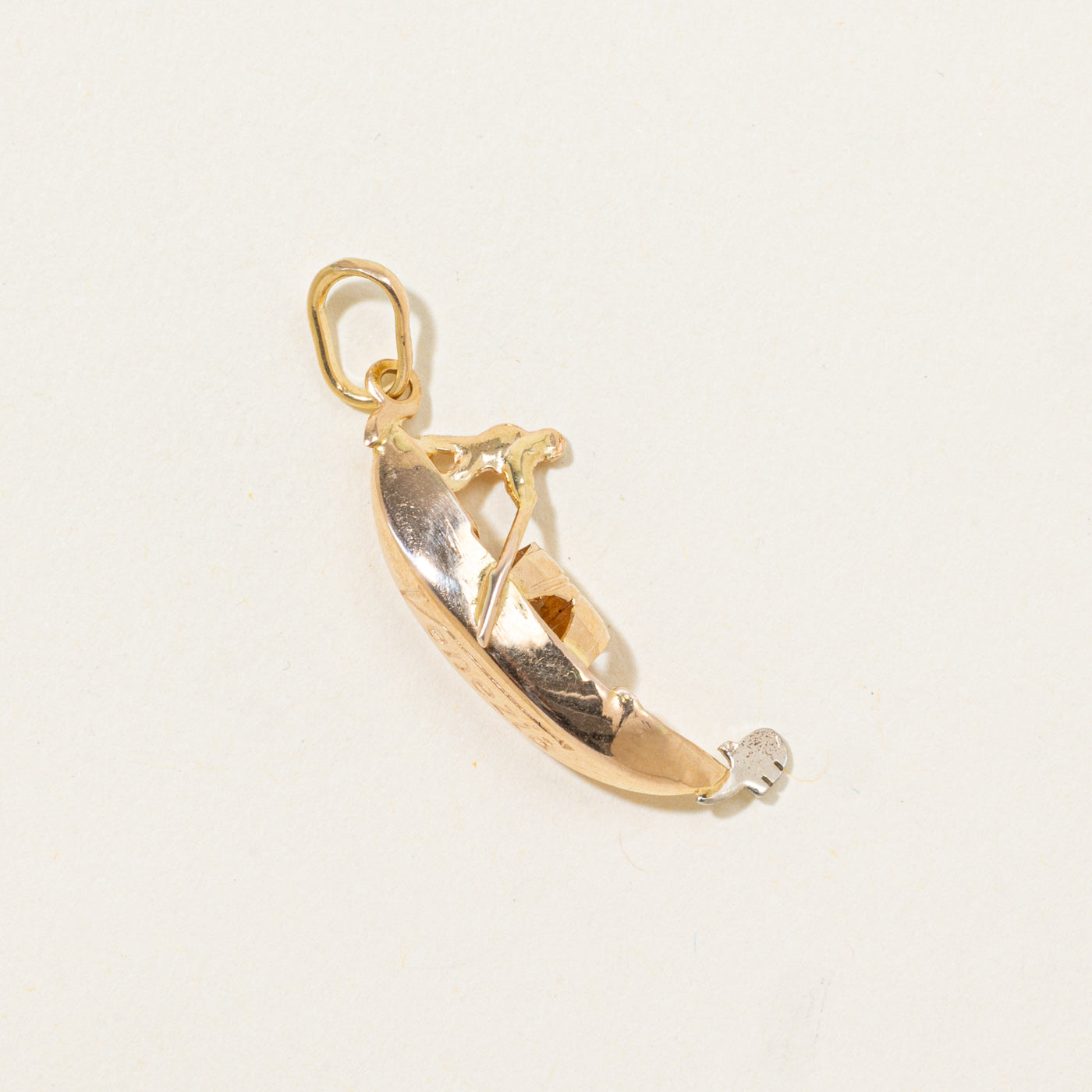 18k Venetian Gondola Charm