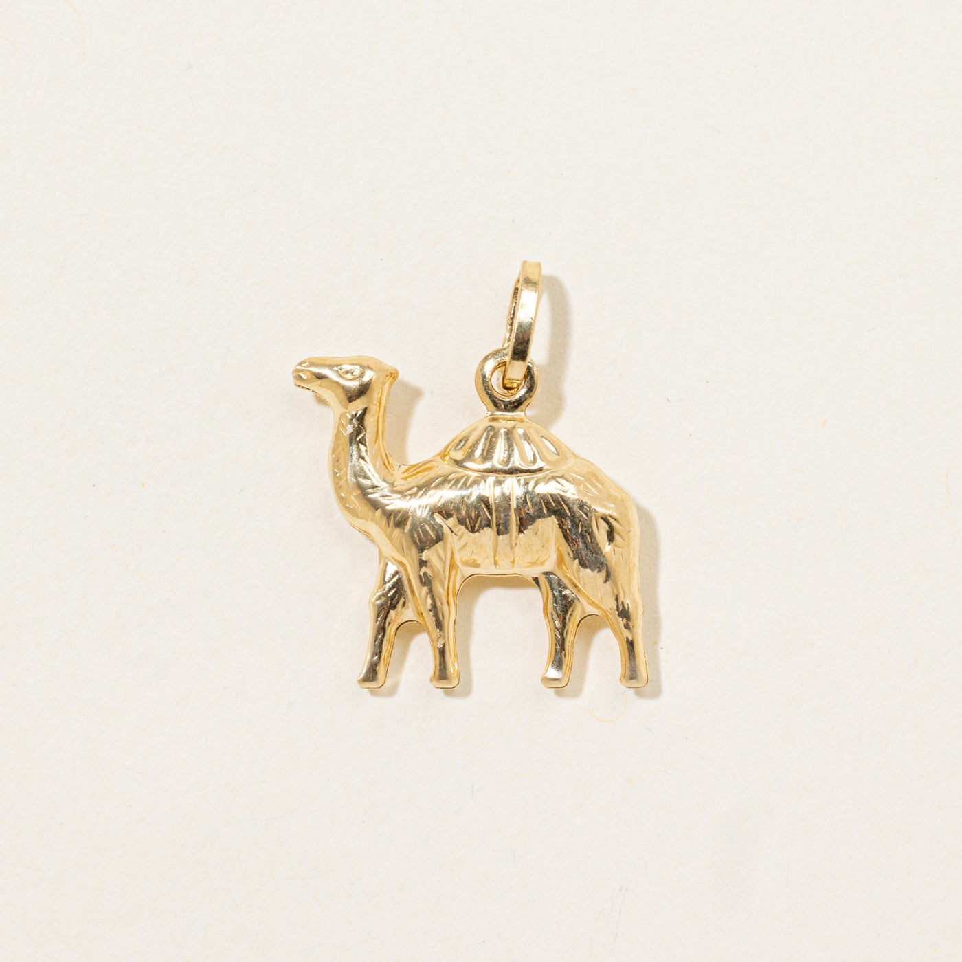 Italian 18k Camel Charm