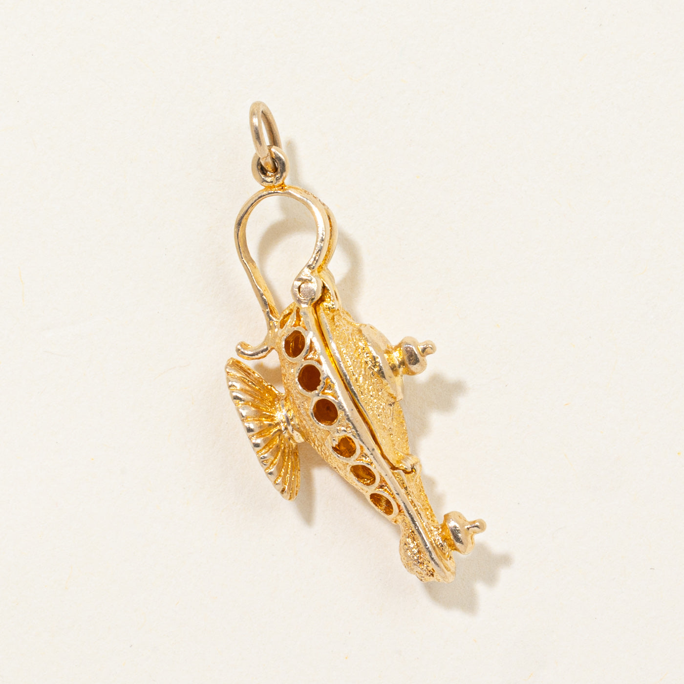 14k Textured Genie’s Lamp Charm