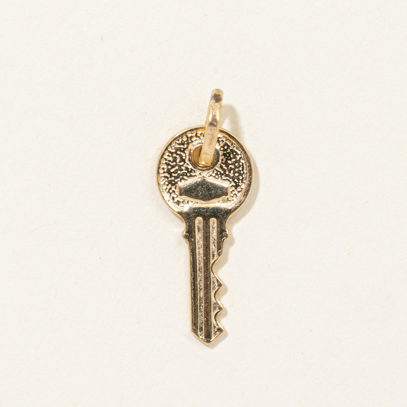 Italian Yellow Gold Key Charm