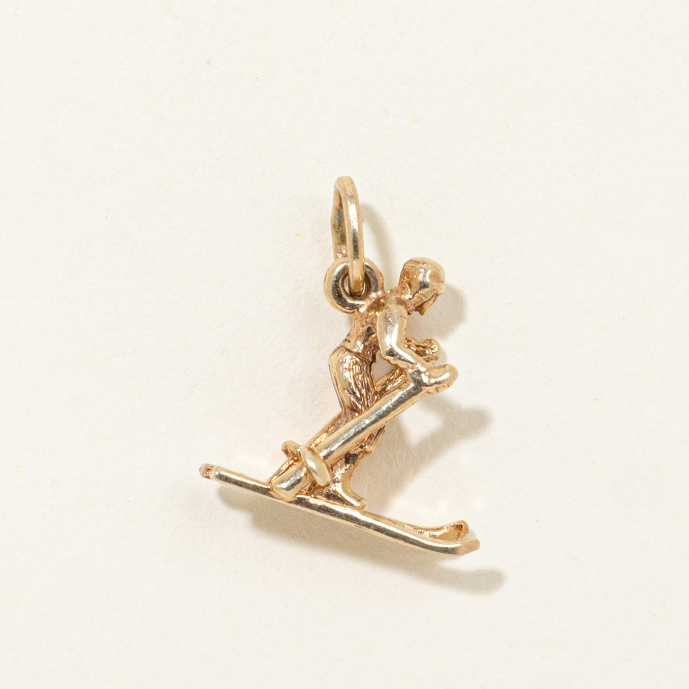 10k Skiing Figure Charm