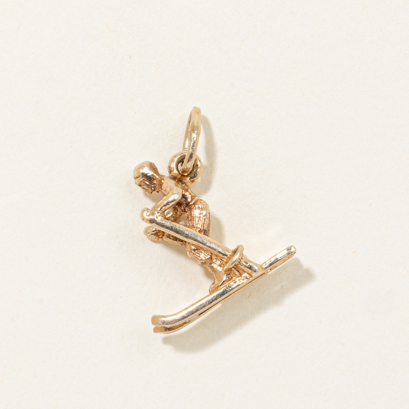 10k Skiing Figure Charm
