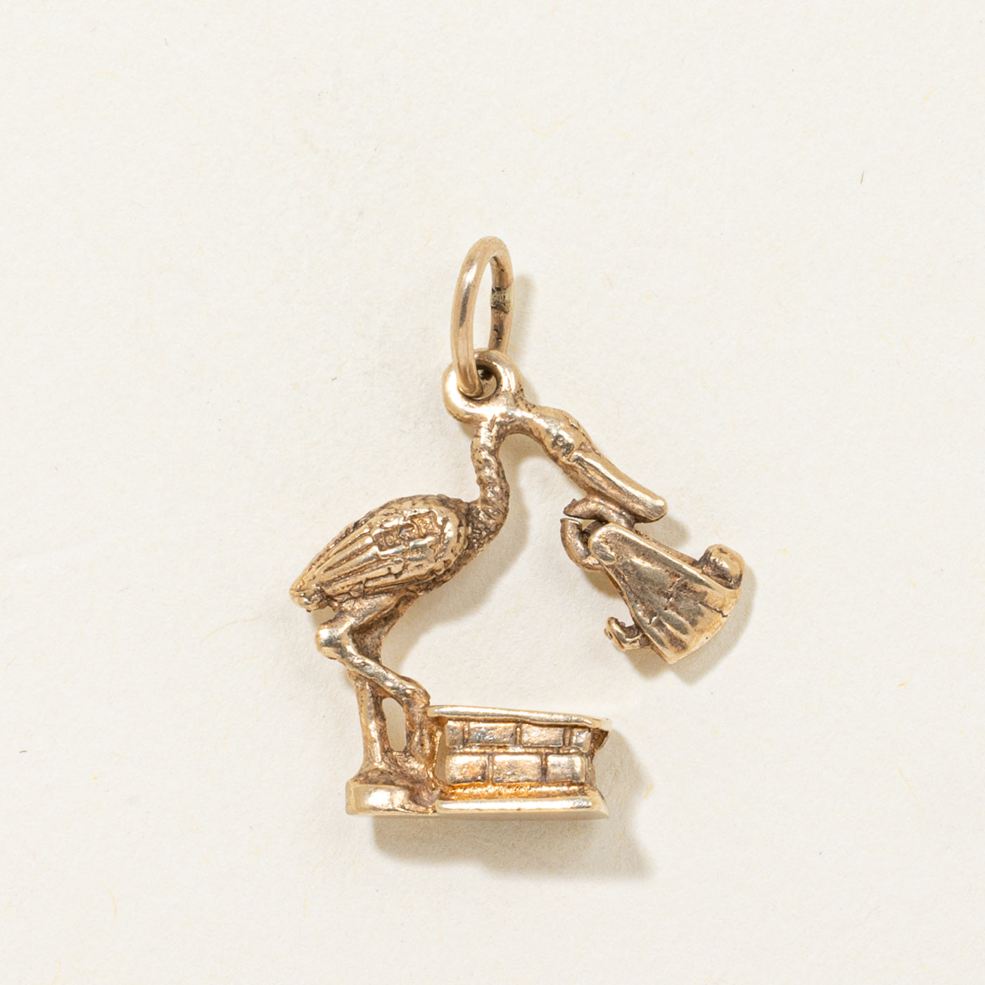 10k Stork It's a Girl Charm