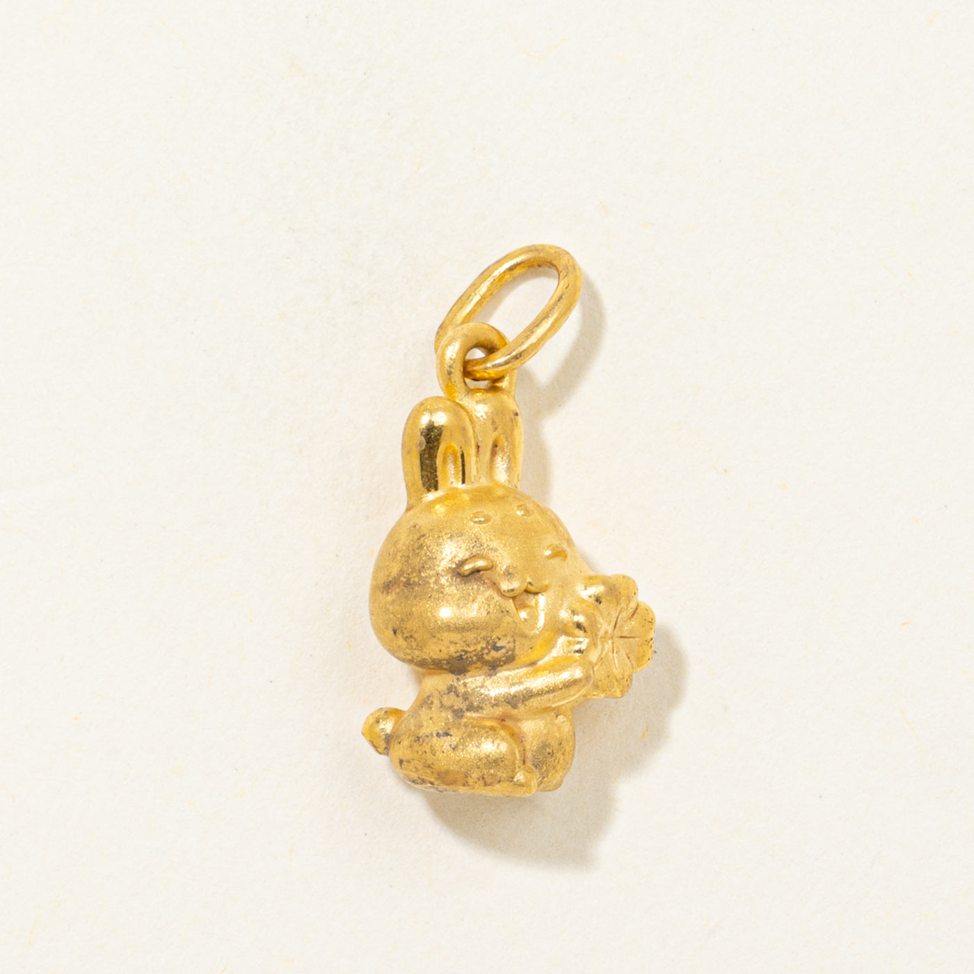 24k Lucky Bunny Charm