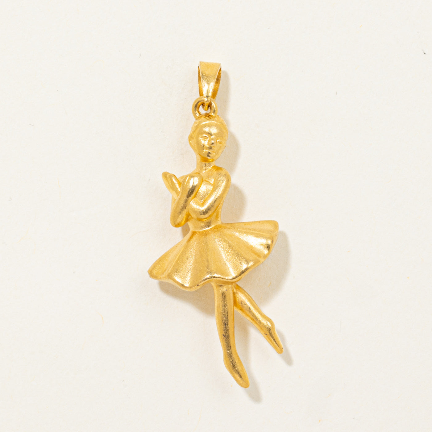 24k Ballerina Pendant