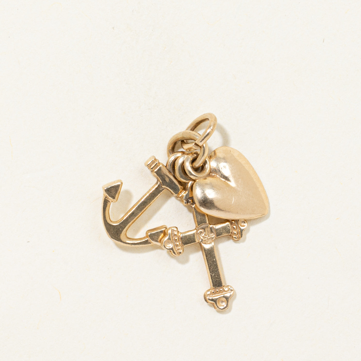10k Faith, Hope & Charity Charms